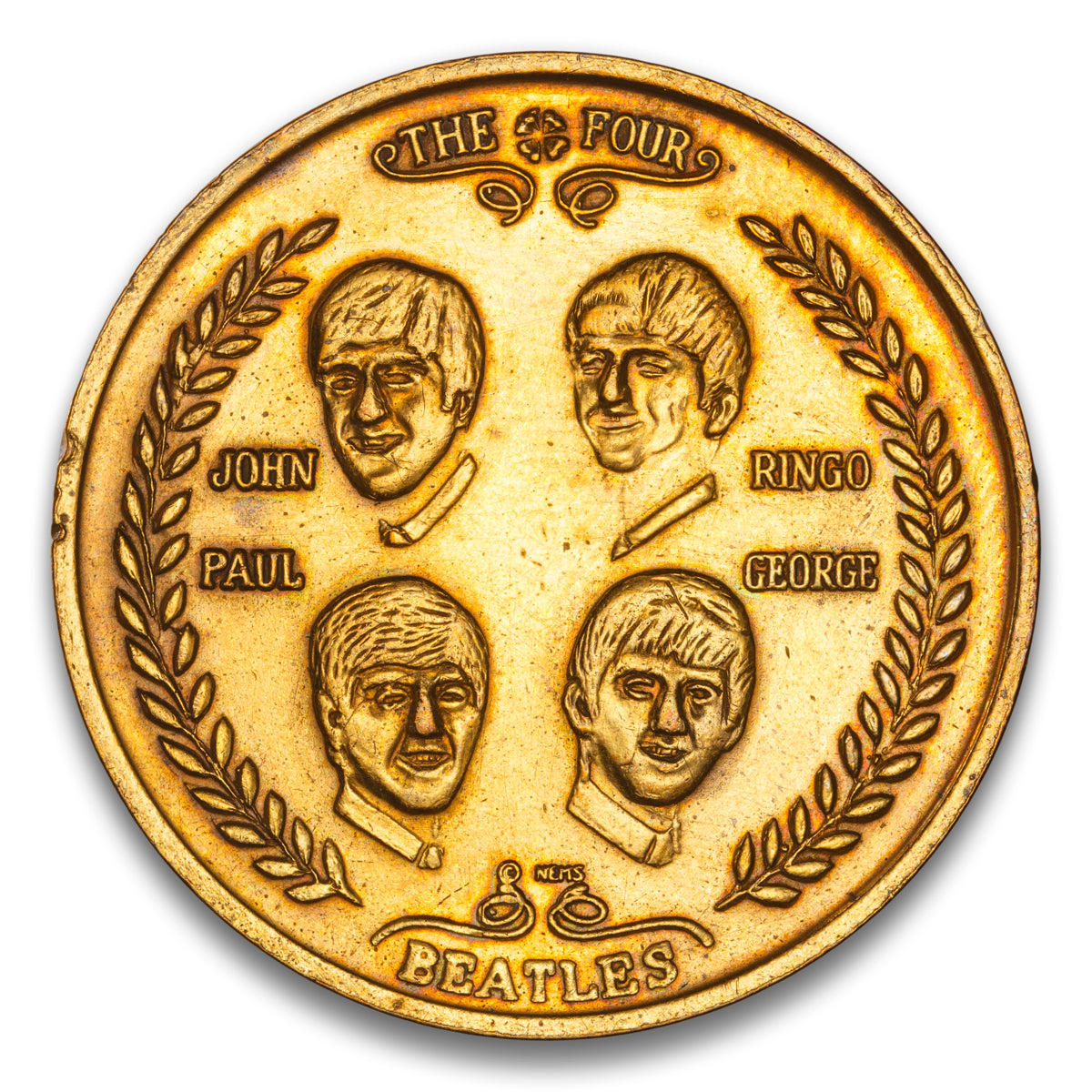 Beatles Visit to Canada Base medal 1964