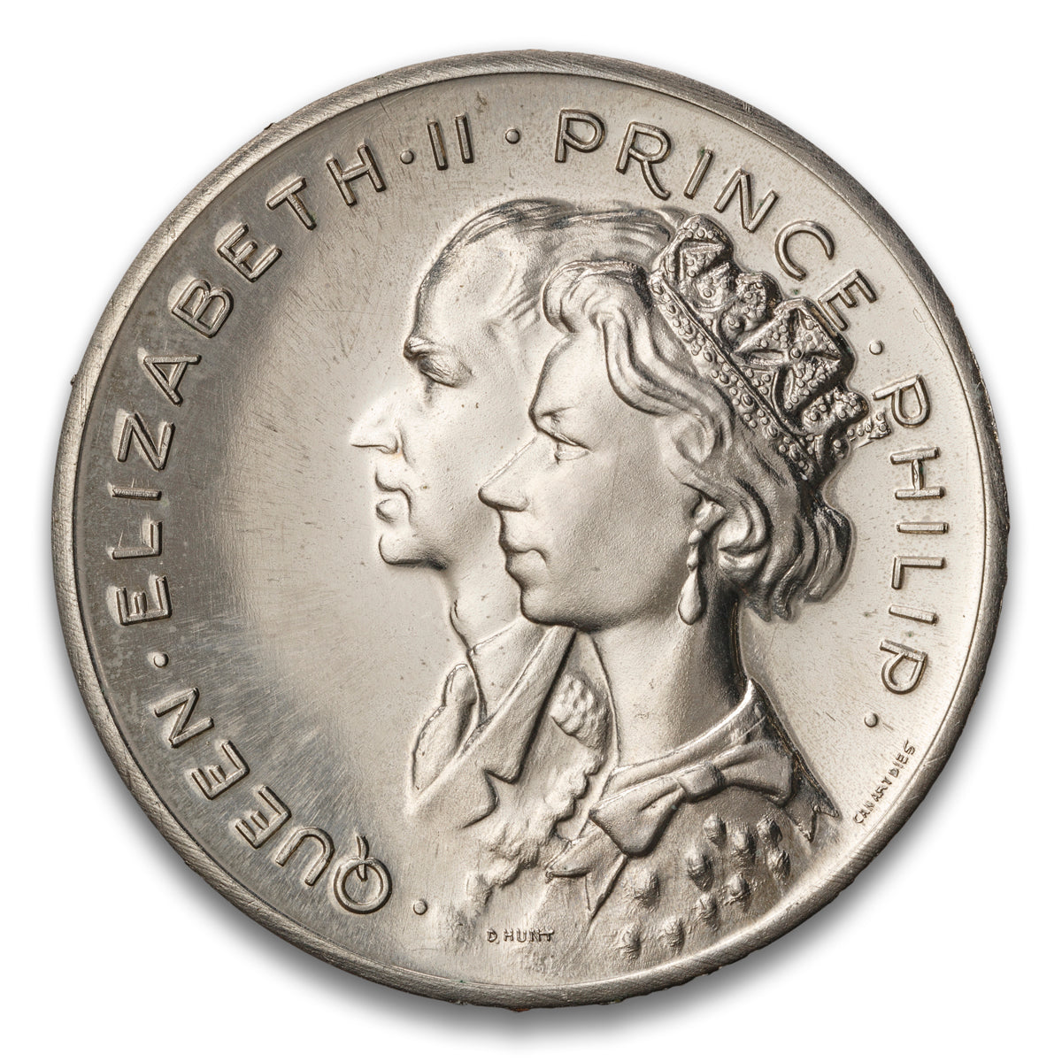 Royal Visit Canada Centennial by Dora De Pedry-Hunt / Antique NS Base medal 1967