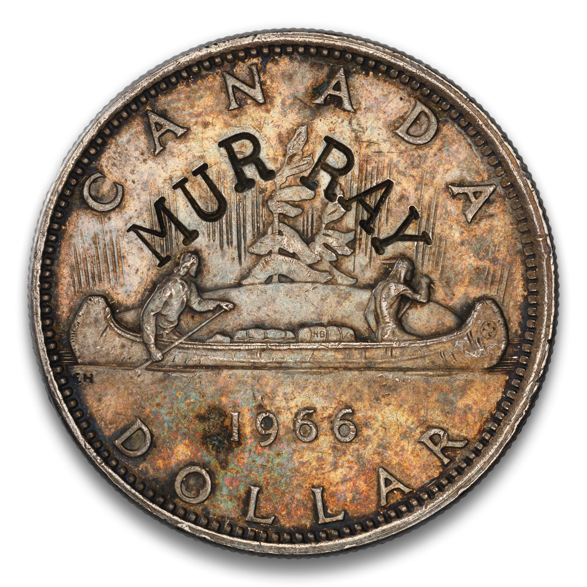 Love Token: "Murray" Canada $1 Silver 1966