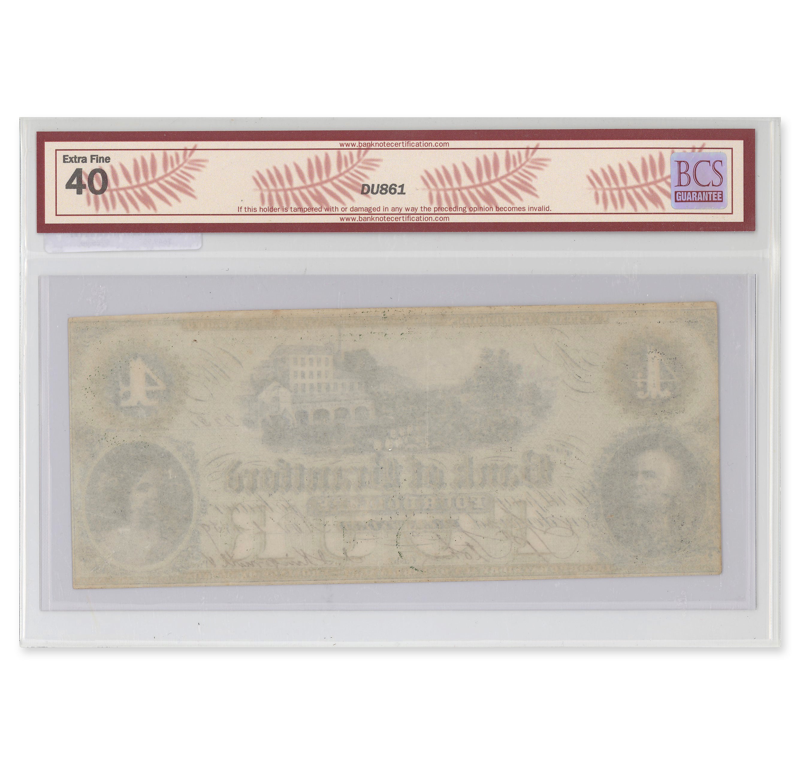 $4 1859 40-10-02-06 Bank of Brantford Stokes-Kingsmill BCS EF-40