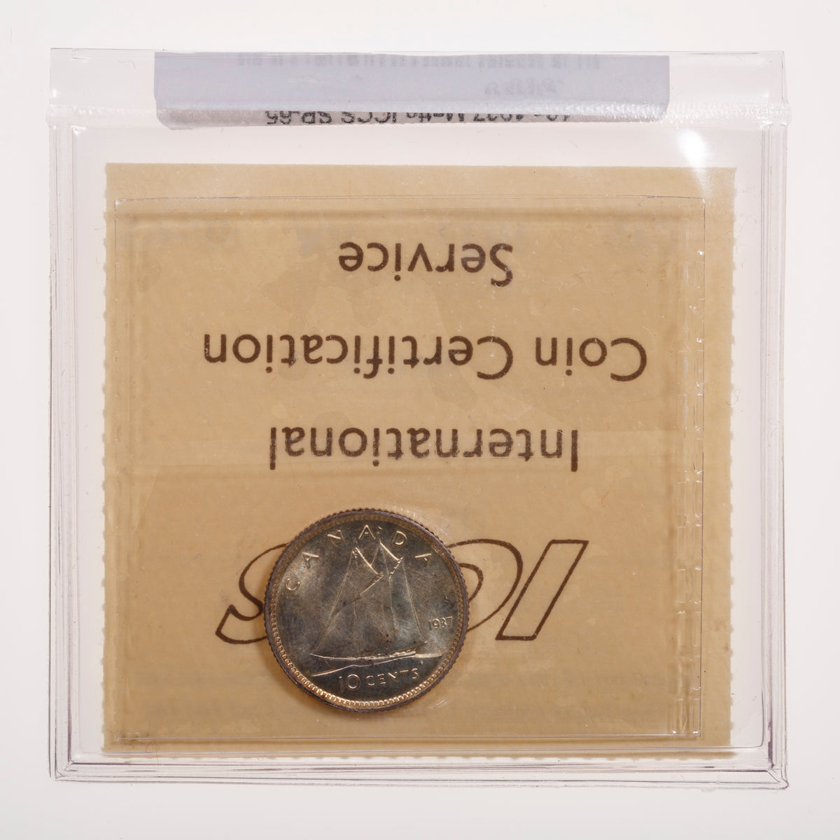 10 Cent 1937 Matte ICCS SP-65