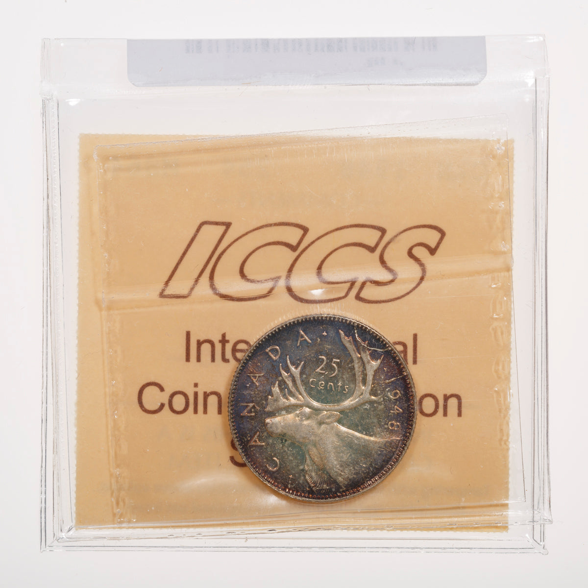 25 Cent 1948 ICCS MS-64