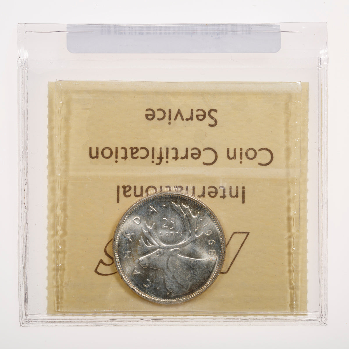 25 Cent 1968 ICCS MS-66