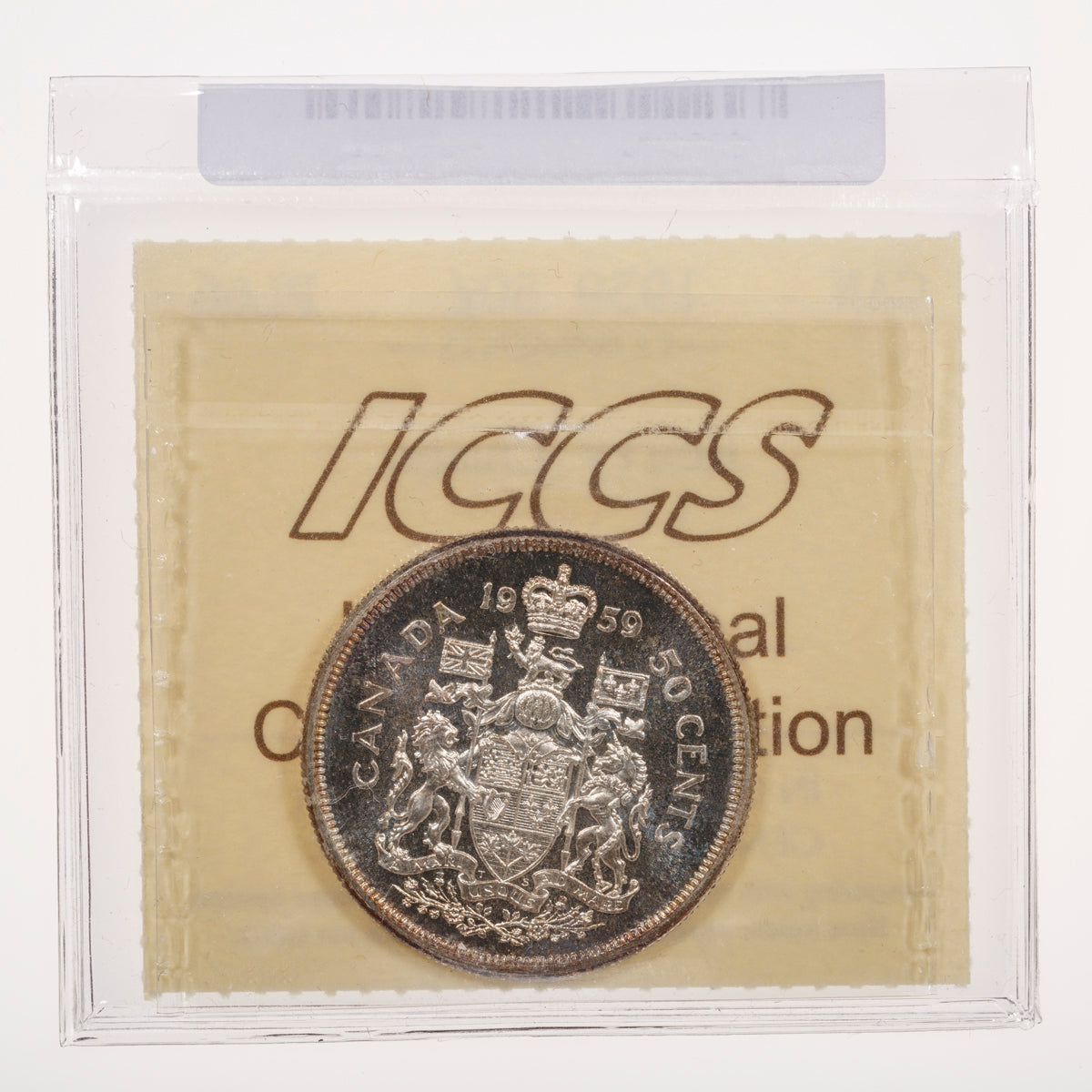 50 Cent 1959 Heavy Cameo ICCS PL-66