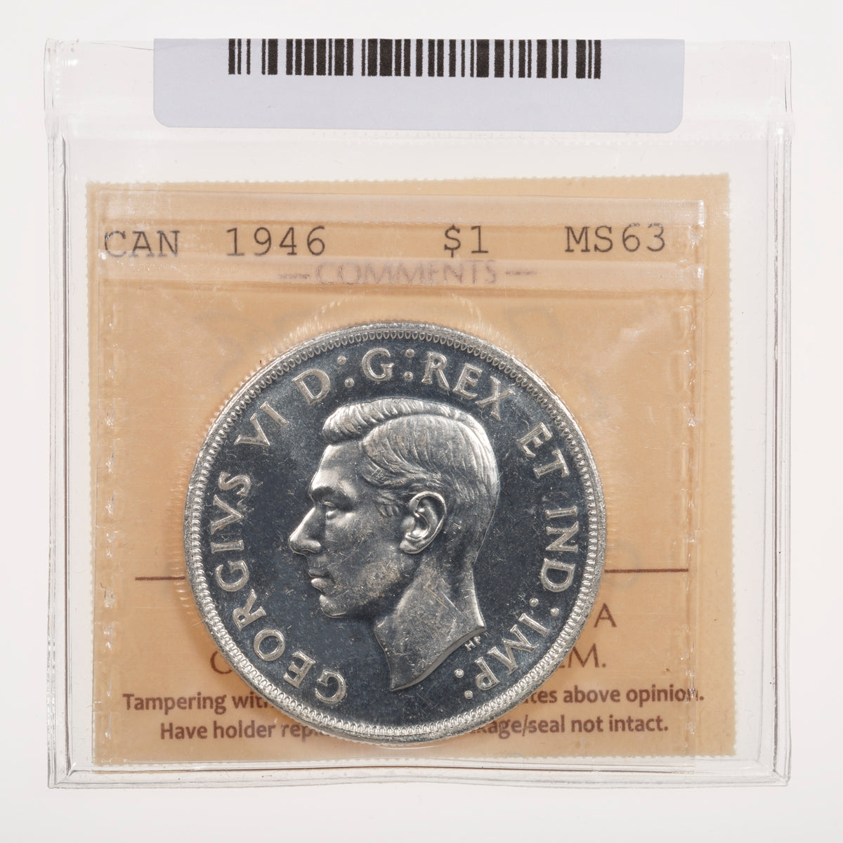 $1 1946 ICCS MS-63