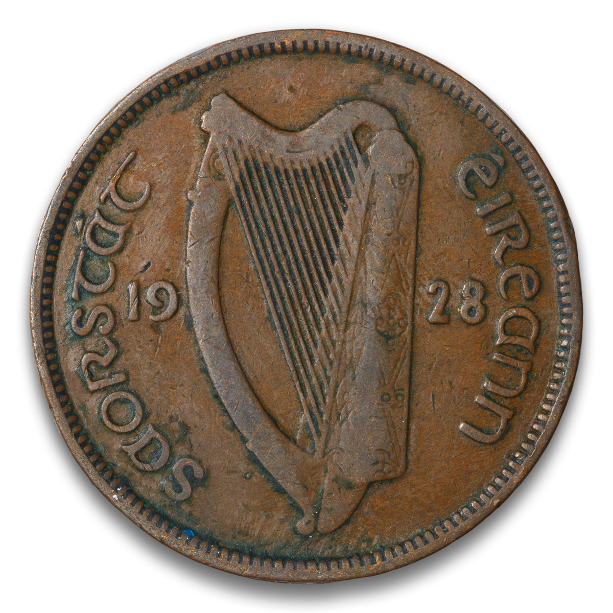 Ireland Base 1/2 Penny 1928