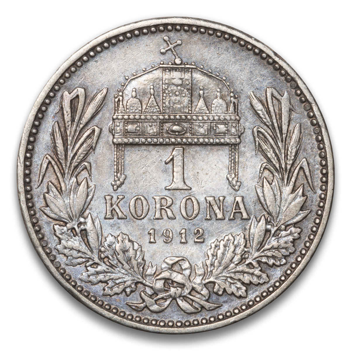 Hungary Silver 1 Korona 1912