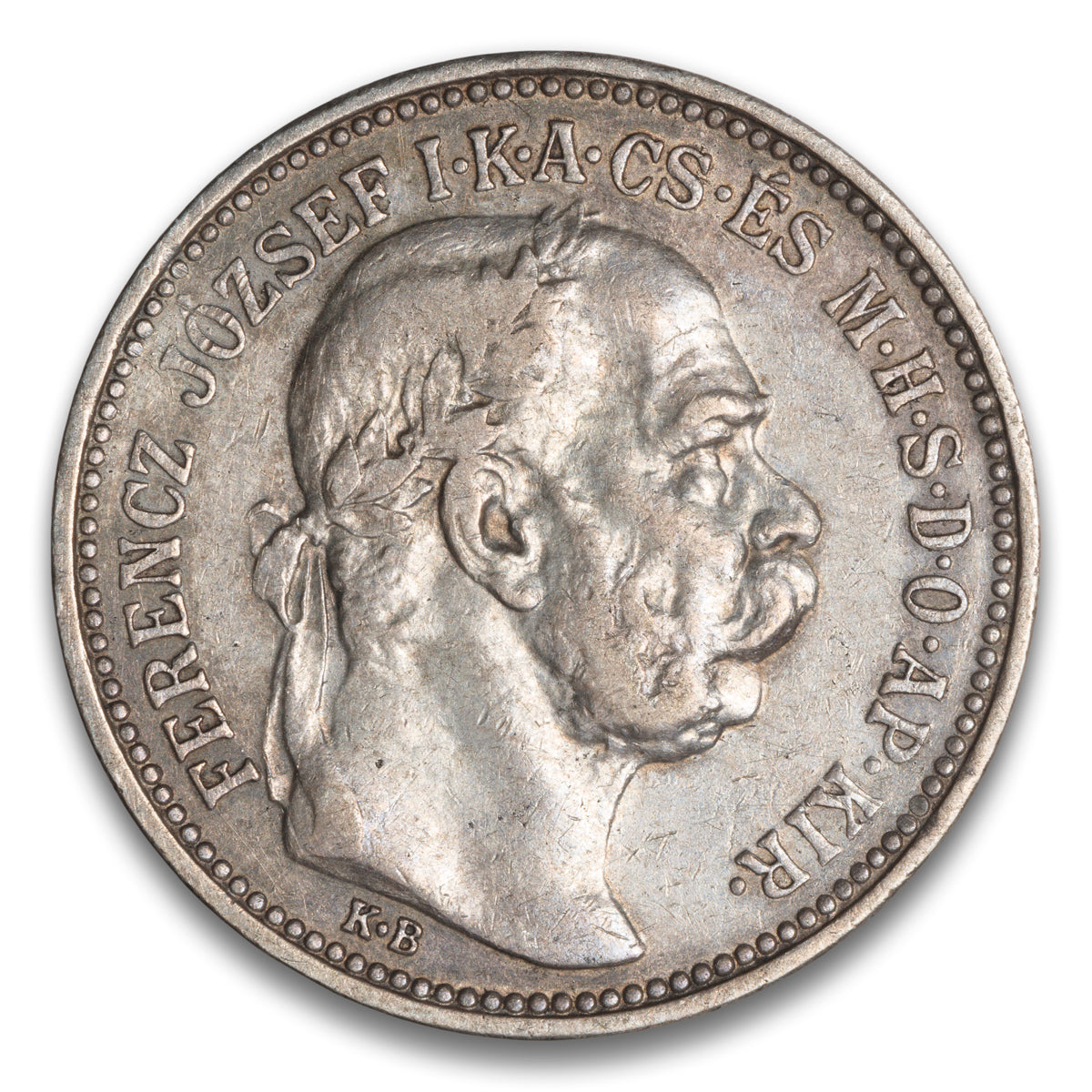 Hungary Silver 1 Korona 1912
