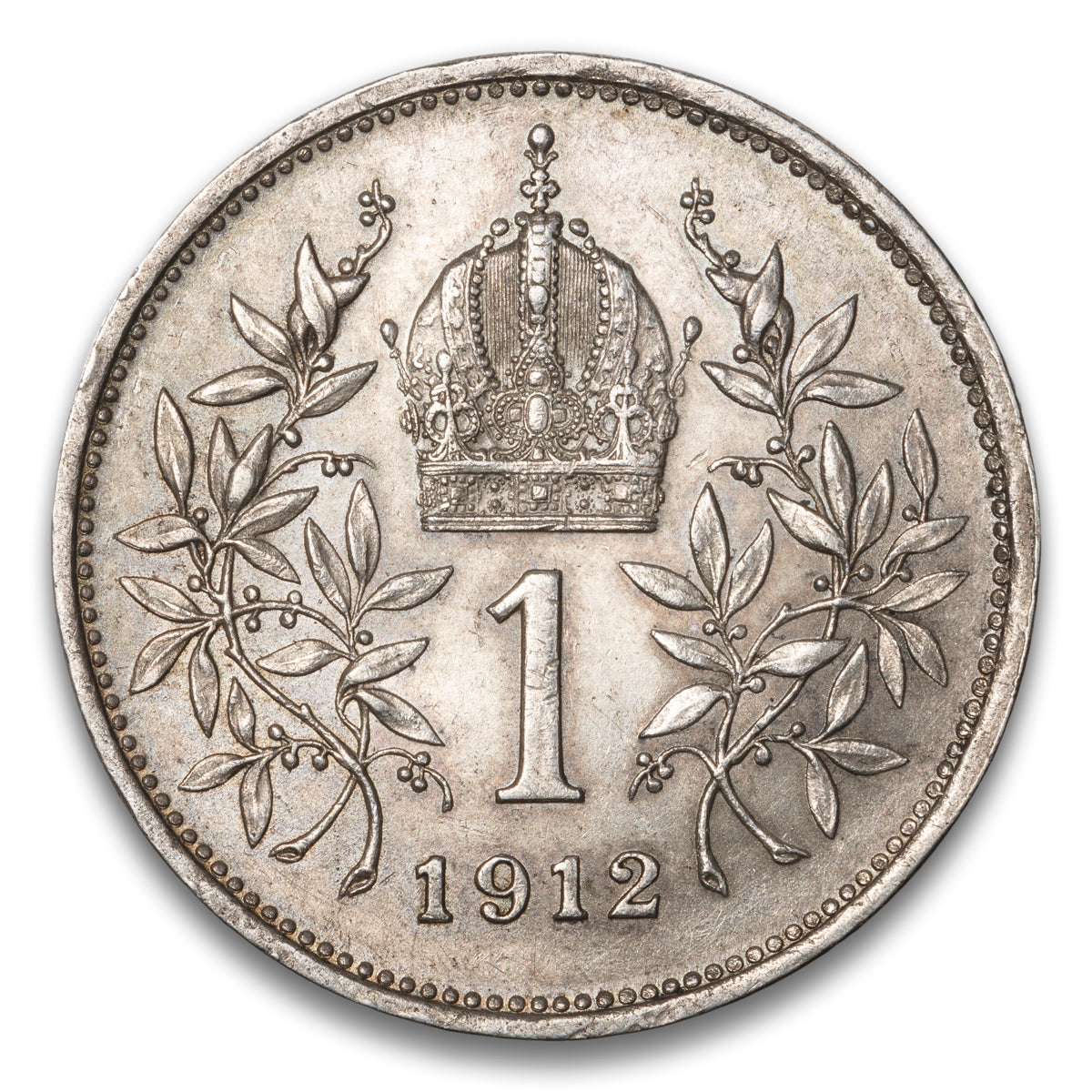 Austria Silver 1 Corona 1912