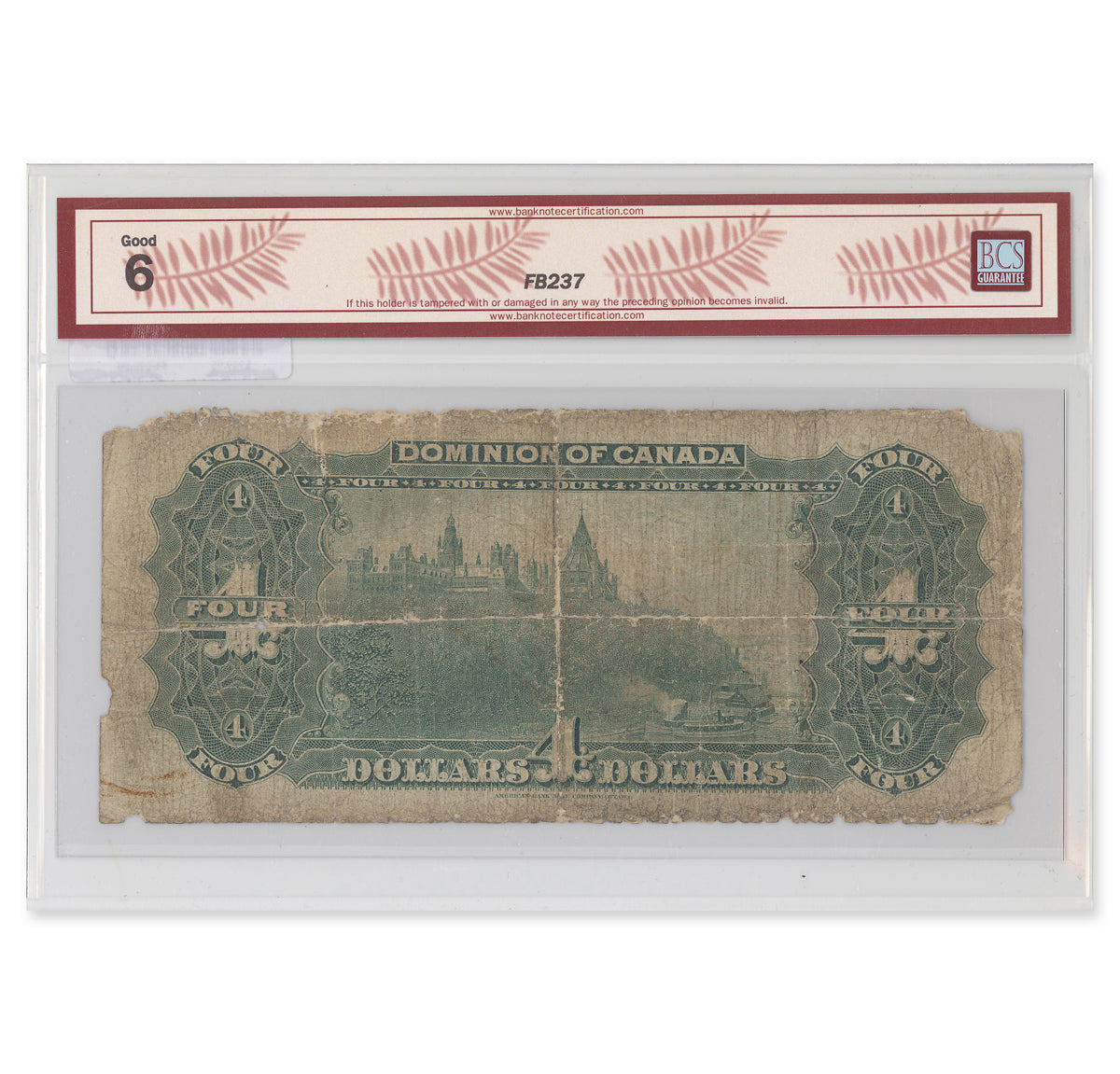 $4 1900 DC-16 various-Courtney BCS G-6