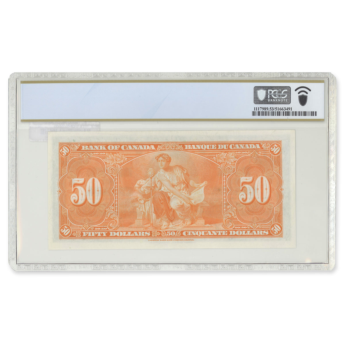 $50 1937 BC-26b Coyne-Towers Prefix B/H PCGS AU-53