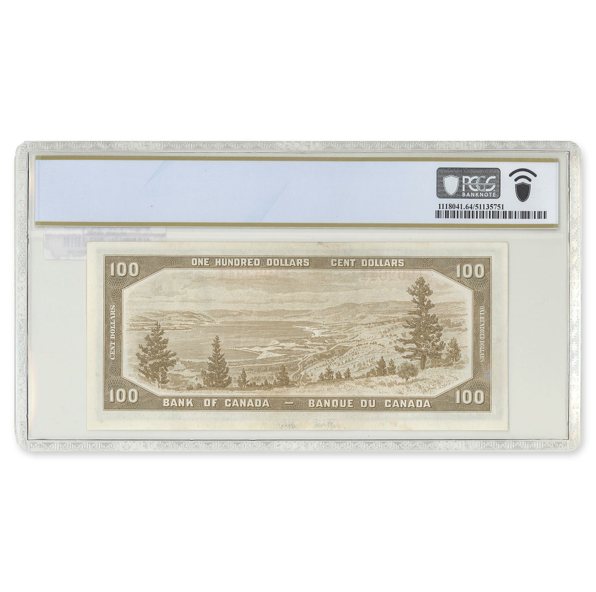 $100 1954 Devil's Face Series BC-35b Beattie-Coyne Prefix A/J PCGS CUNC-64