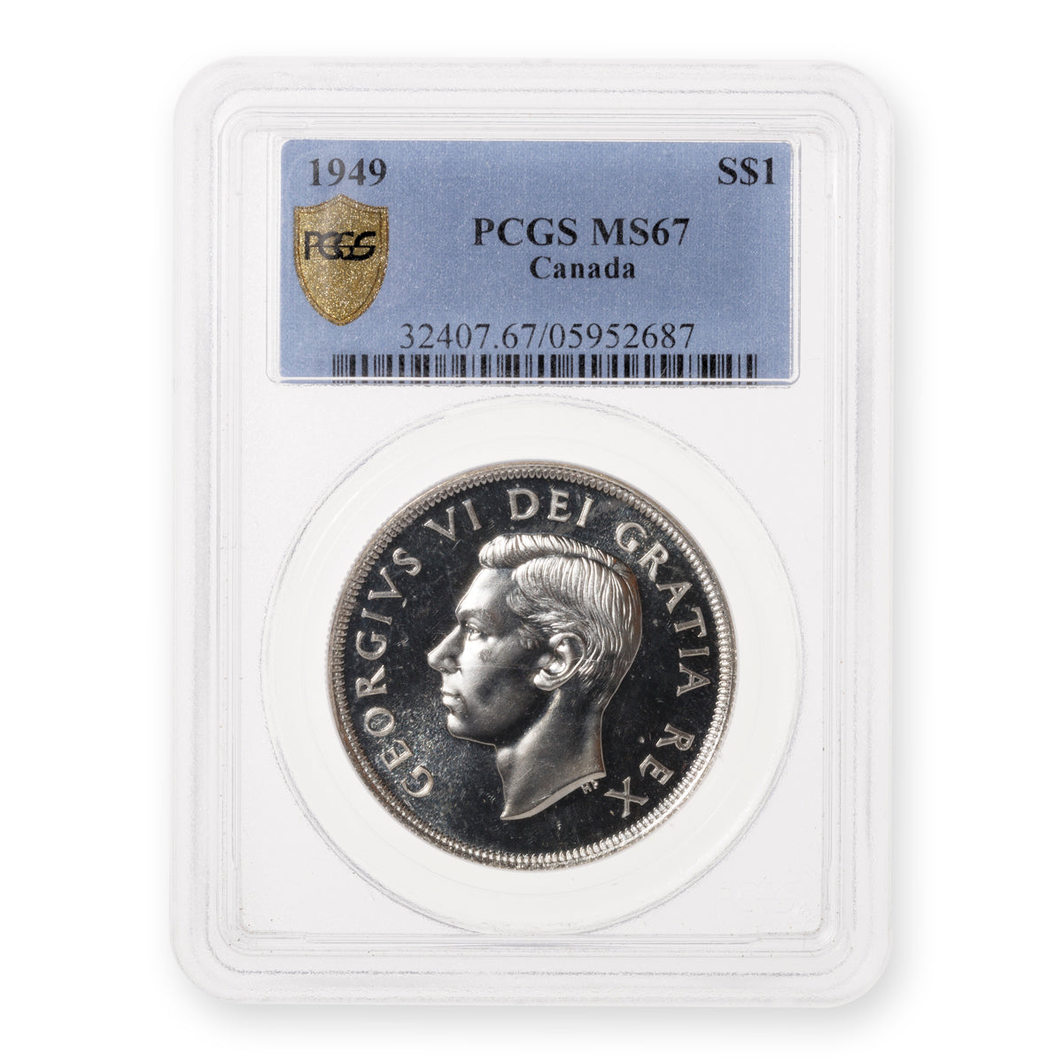 $1 1949 PCGS MS-67