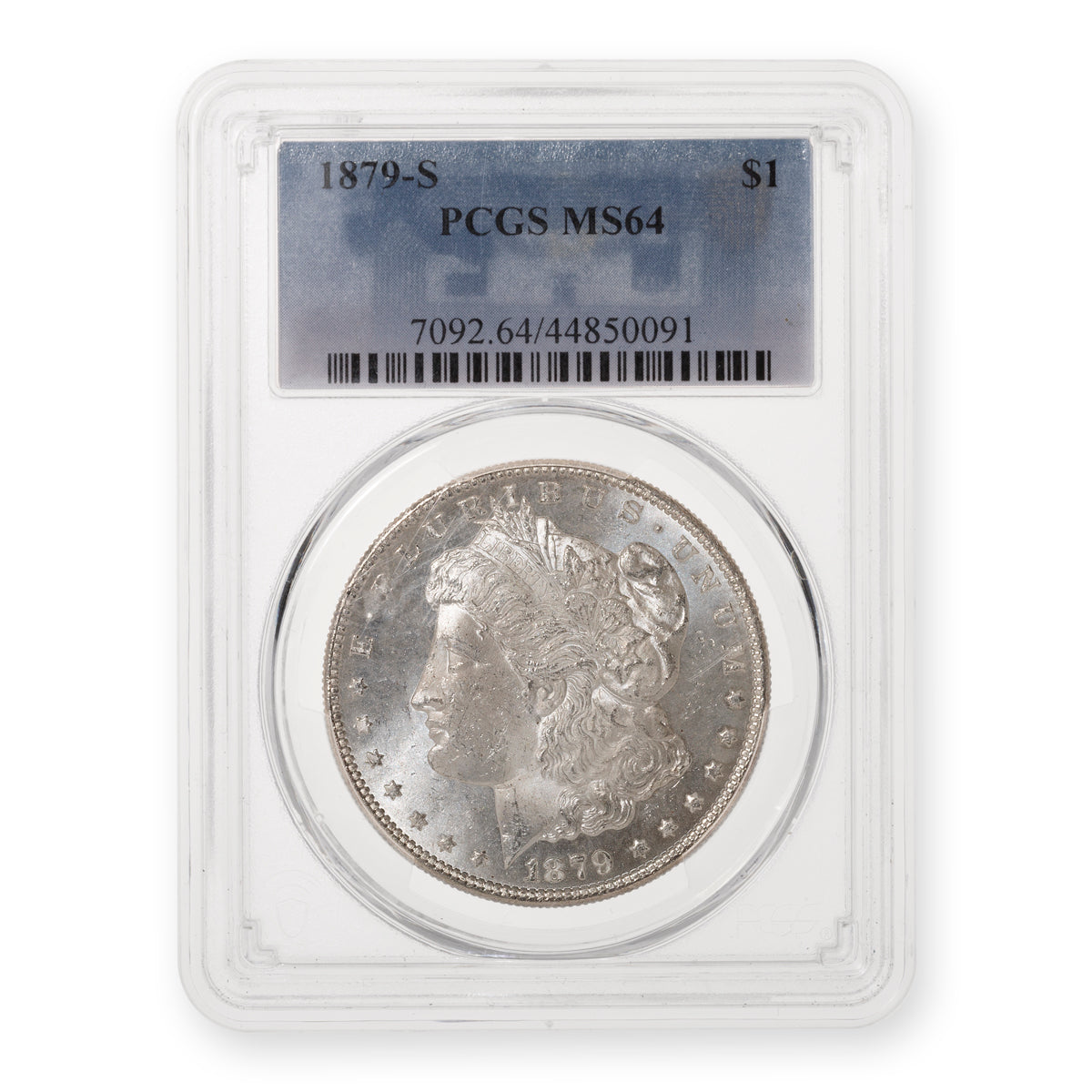 US $1 1879S Morgan PCGS MS-64