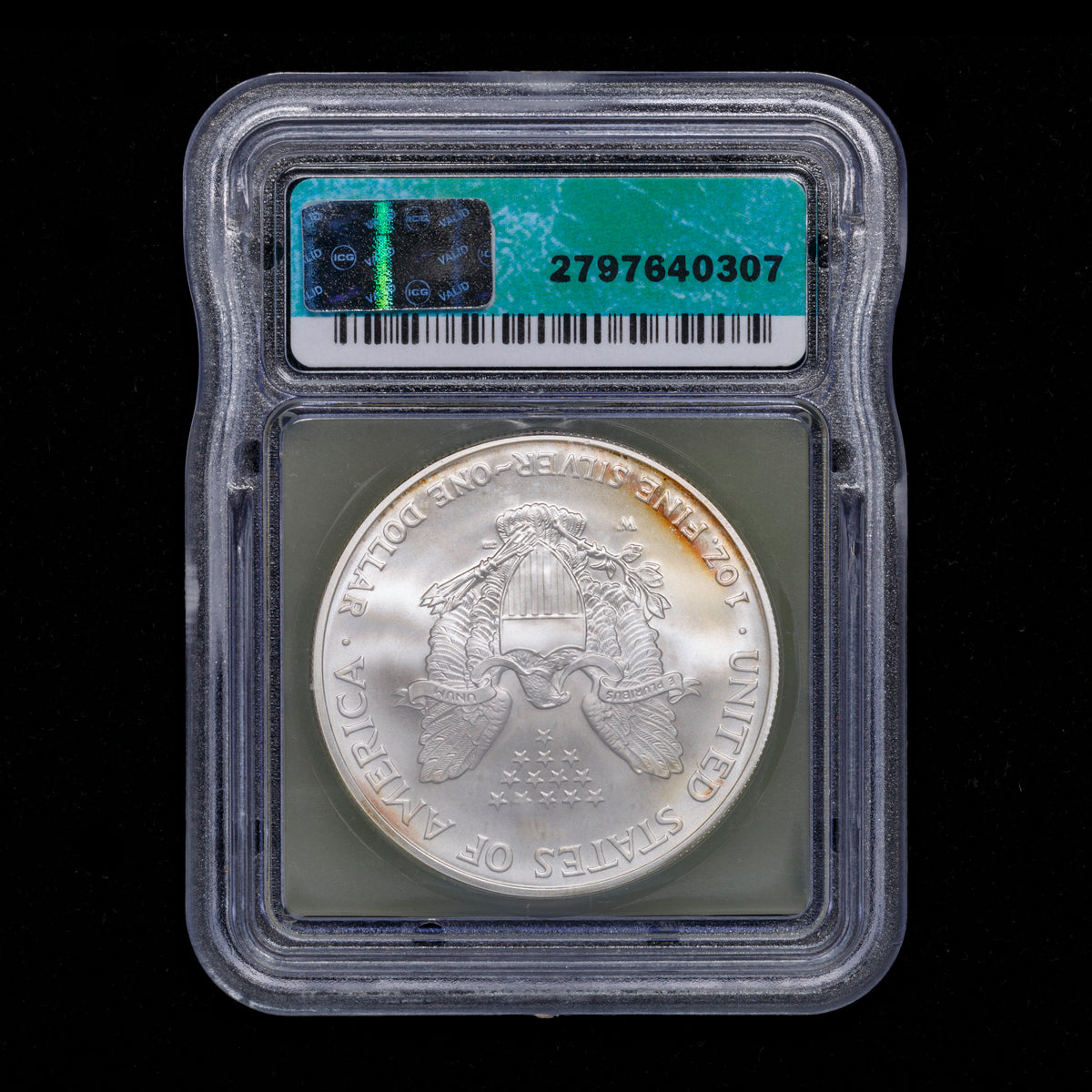 US 1oz .999 Fine Silver $1 Eagle: Burnished 2006 W SP-70