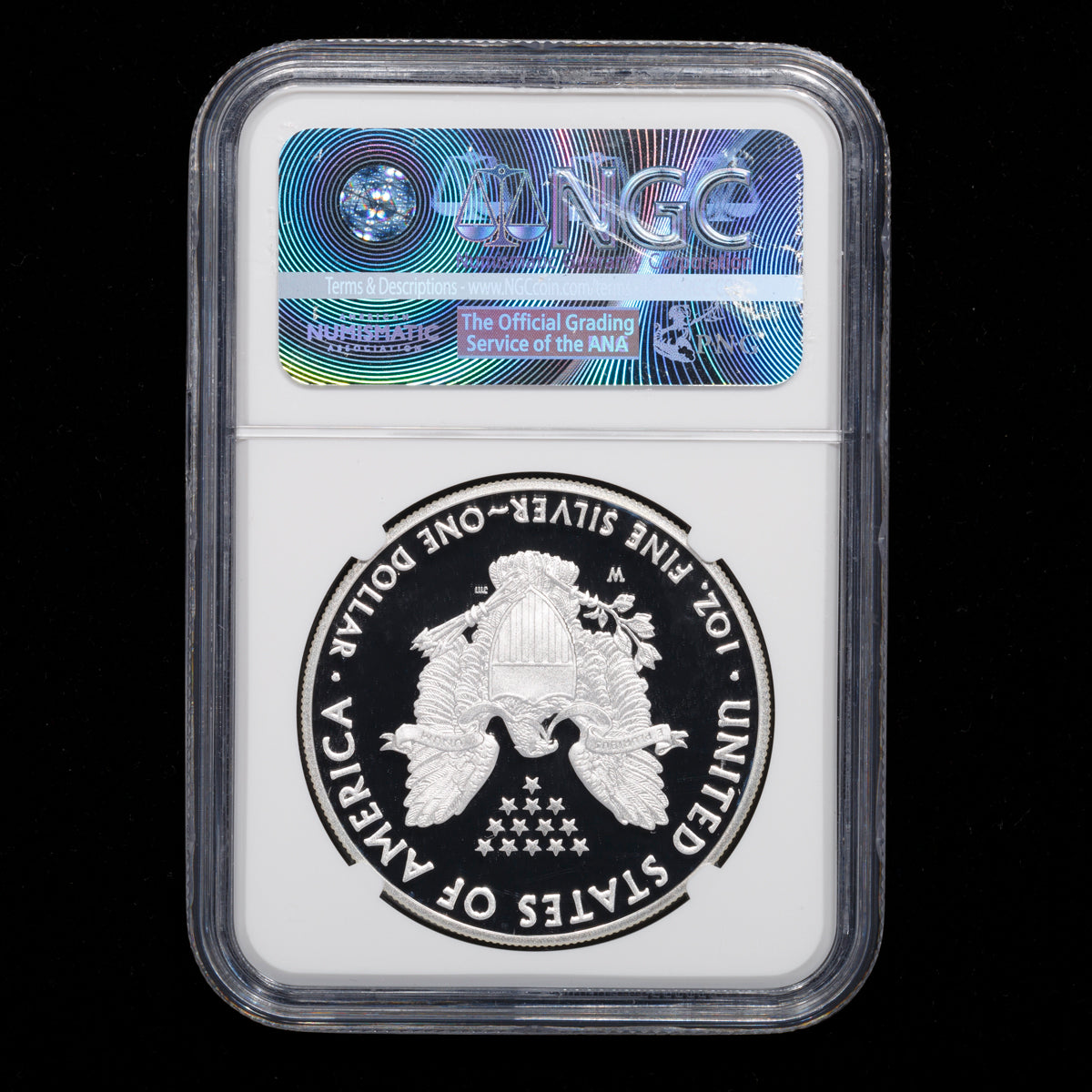 US 1oz .999 Fine Silver $1 Eagle: 2017 W PR-70 Ultra Cameo