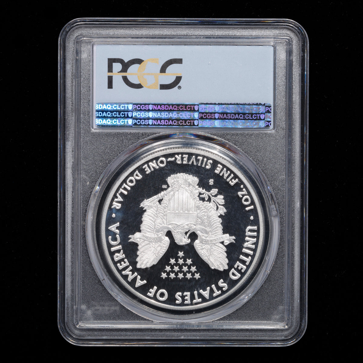 US 1oz .999 Fine Silver $1 Eagle: 2017 S MS-69 DCAM