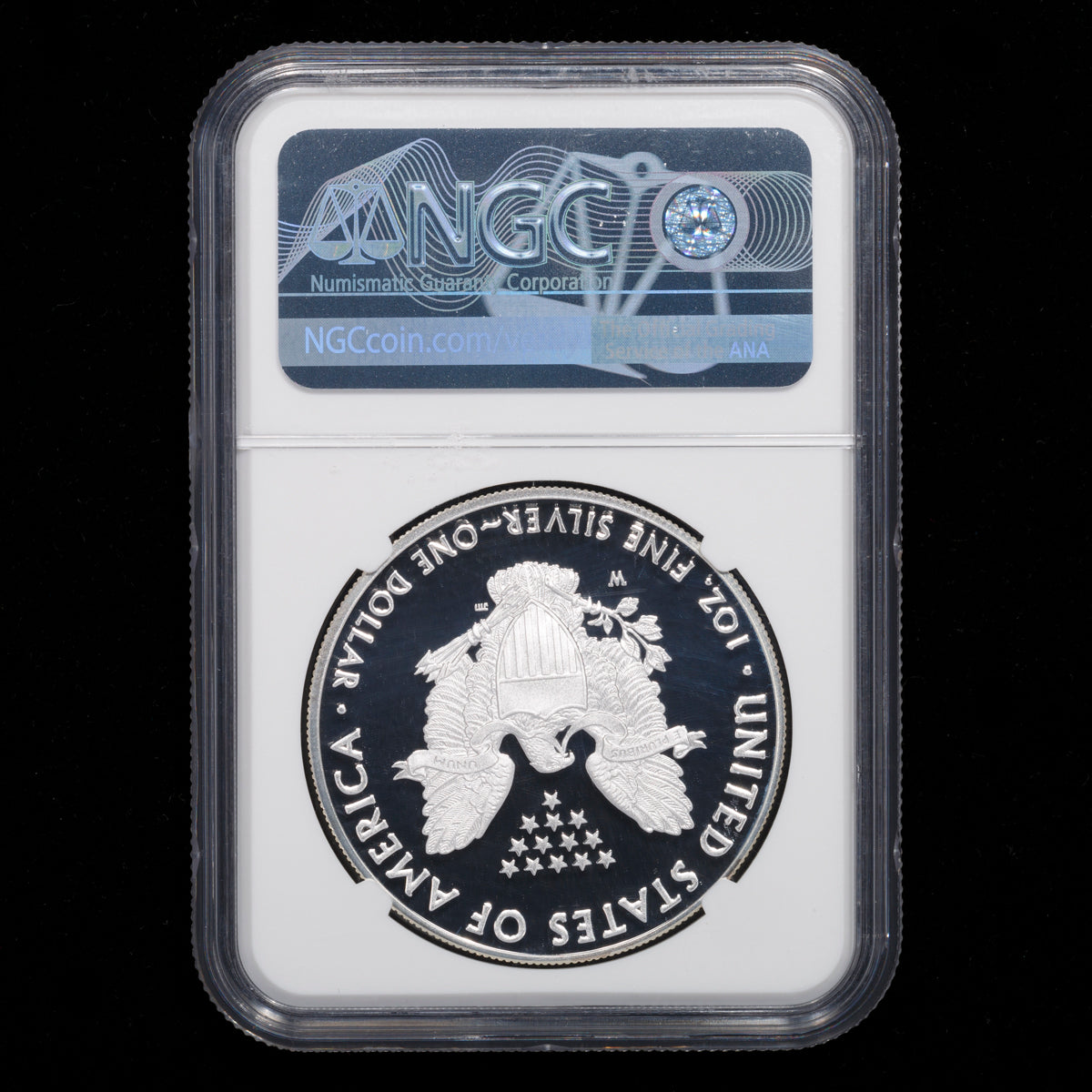 US 1oz .999 Fine Silver $1 Eagle: 2019 W PR-70 Ultra Cameo