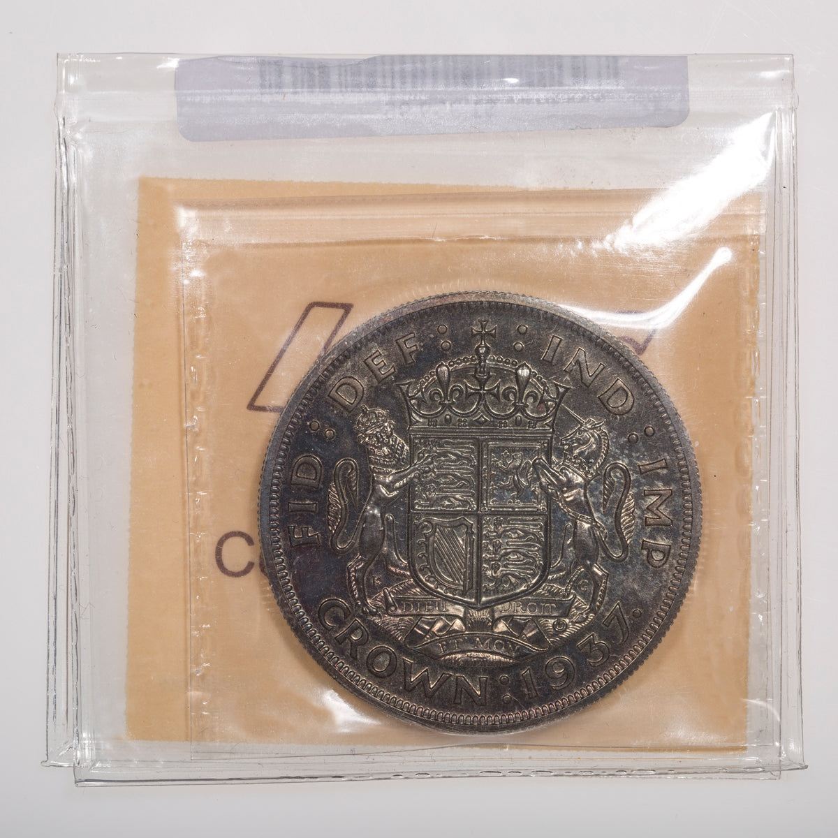 Great Britain 1937 George VI Silver Crown