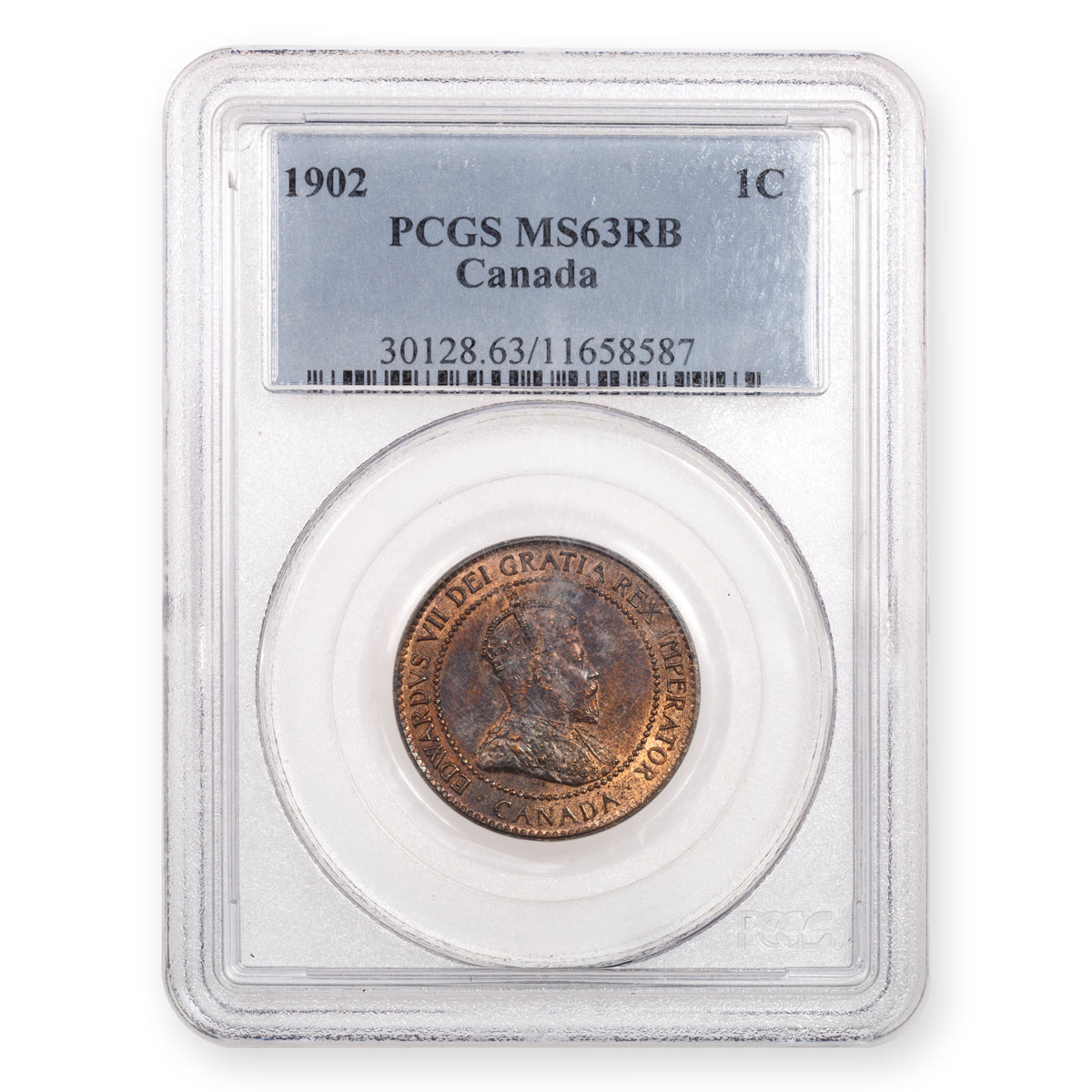 1 Cent 1902 RB PCGS MS-63