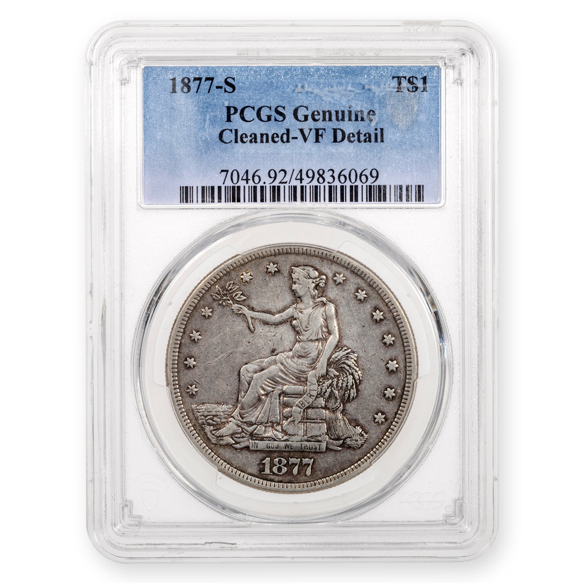 $1 1877S Trade PCGS VF-20