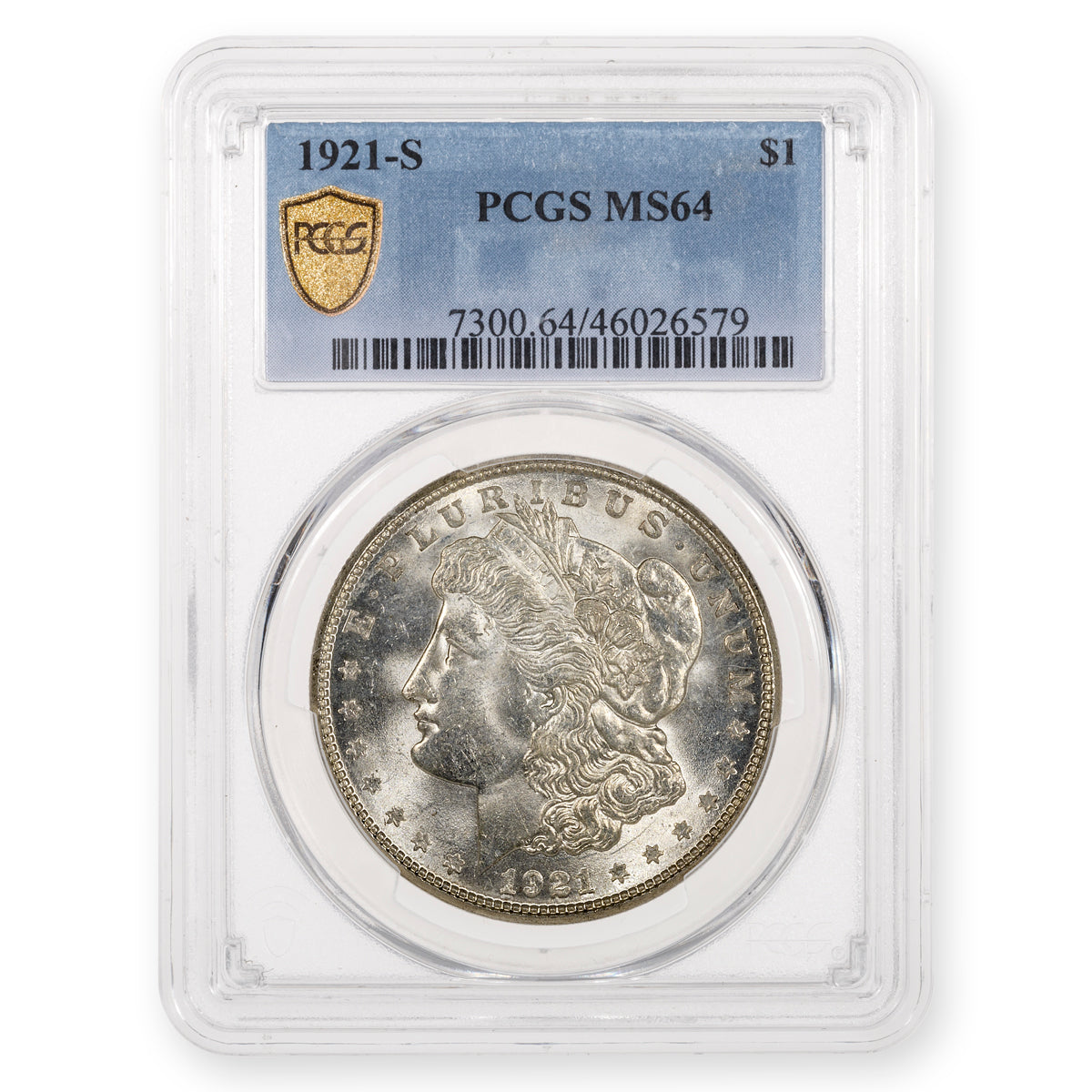 $1 1921S PCGS MS-64