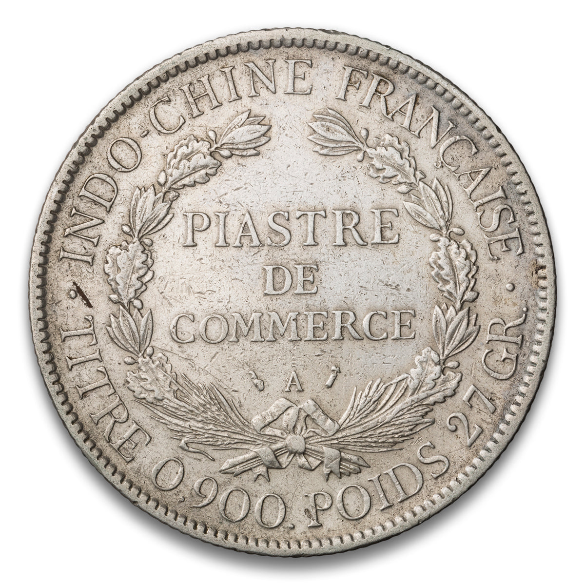 French Indo-China Silver 1 Piastre 1896 A