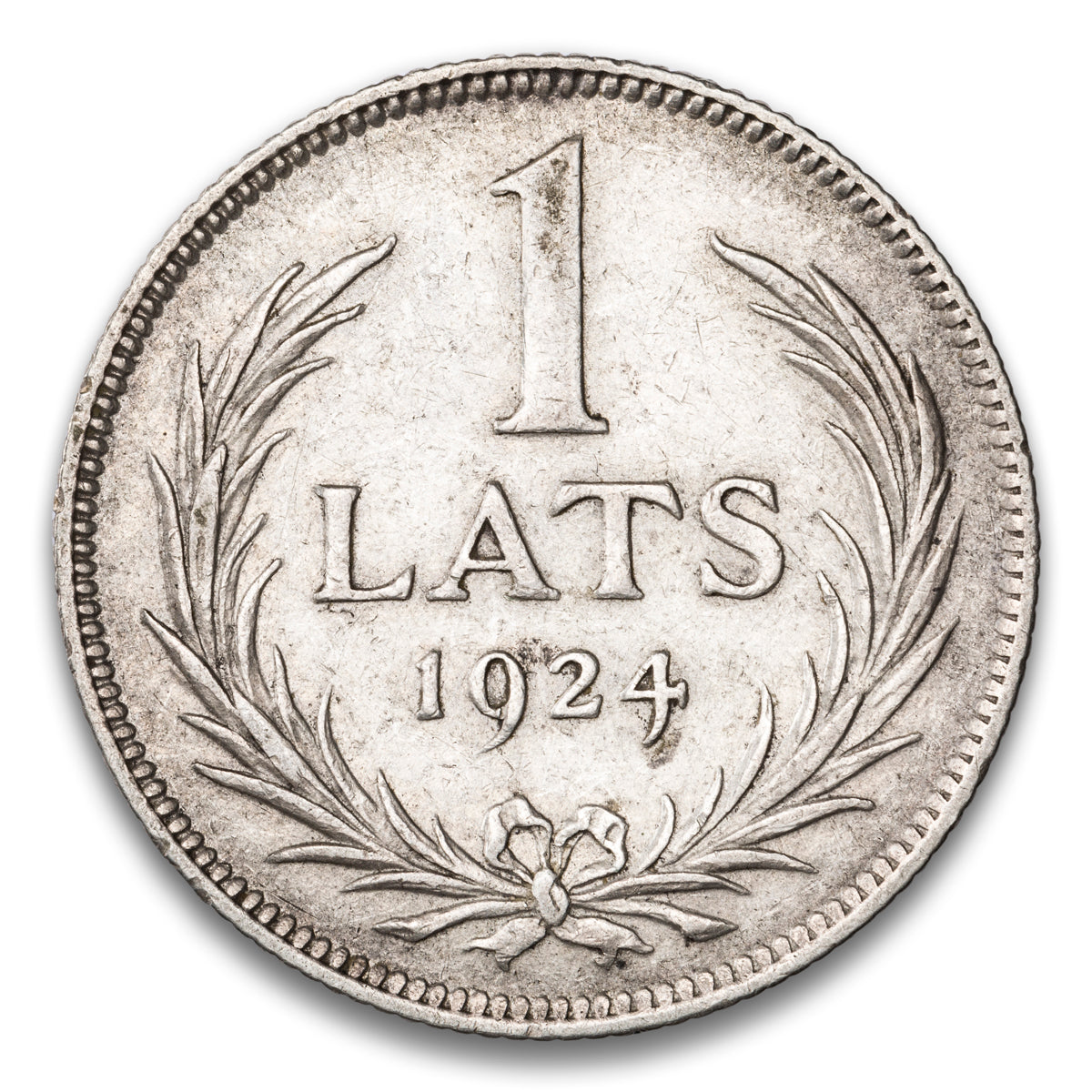 Latvia Silver 1 Lats 1924