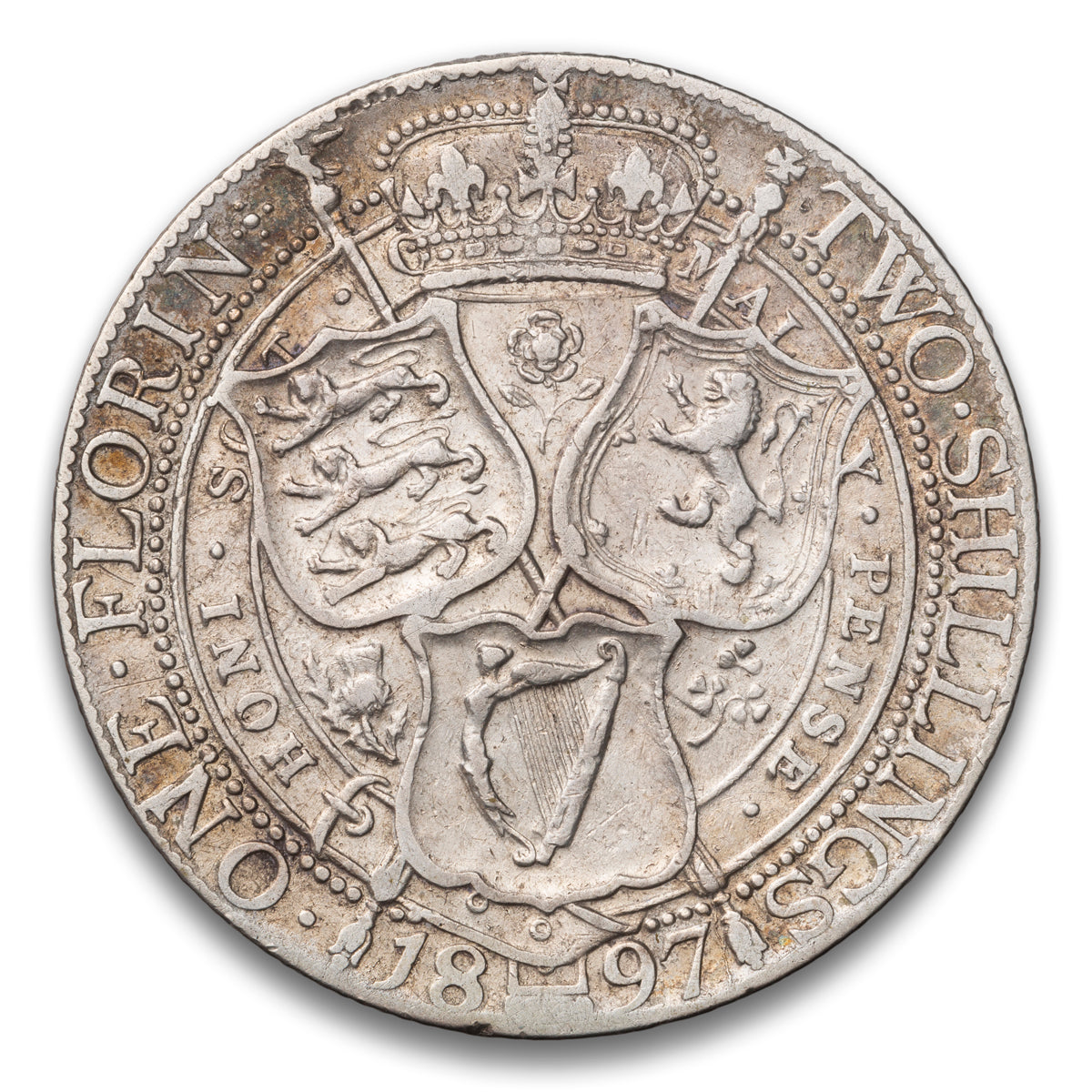 Great Britain Silver 1 Florin 1897