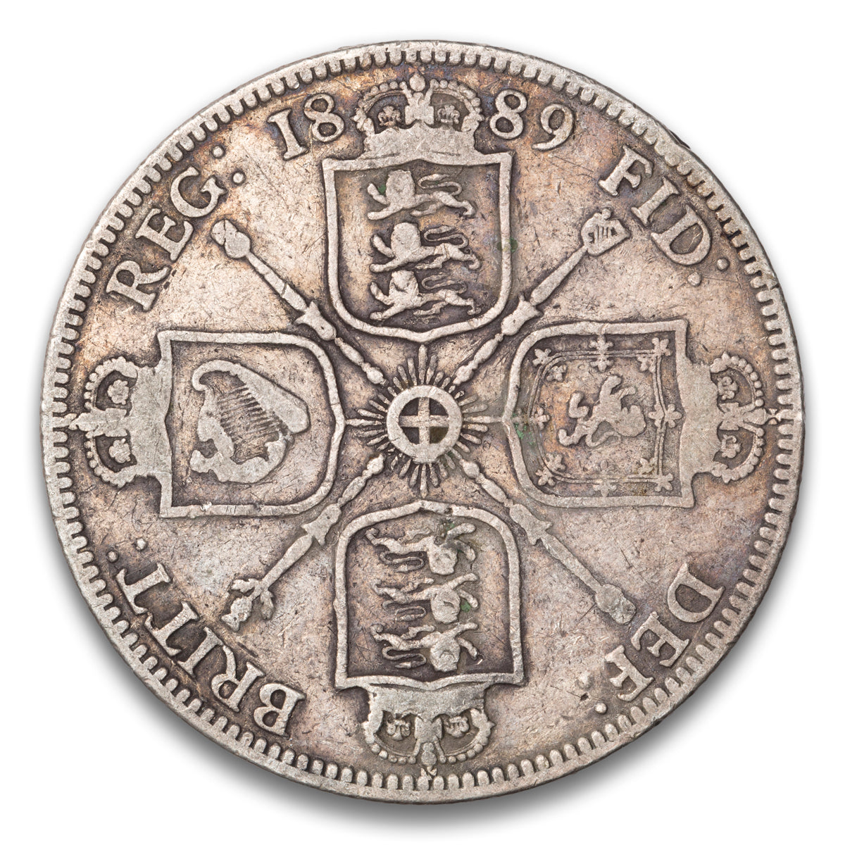 Great Britain Silver 1 Florin 1889