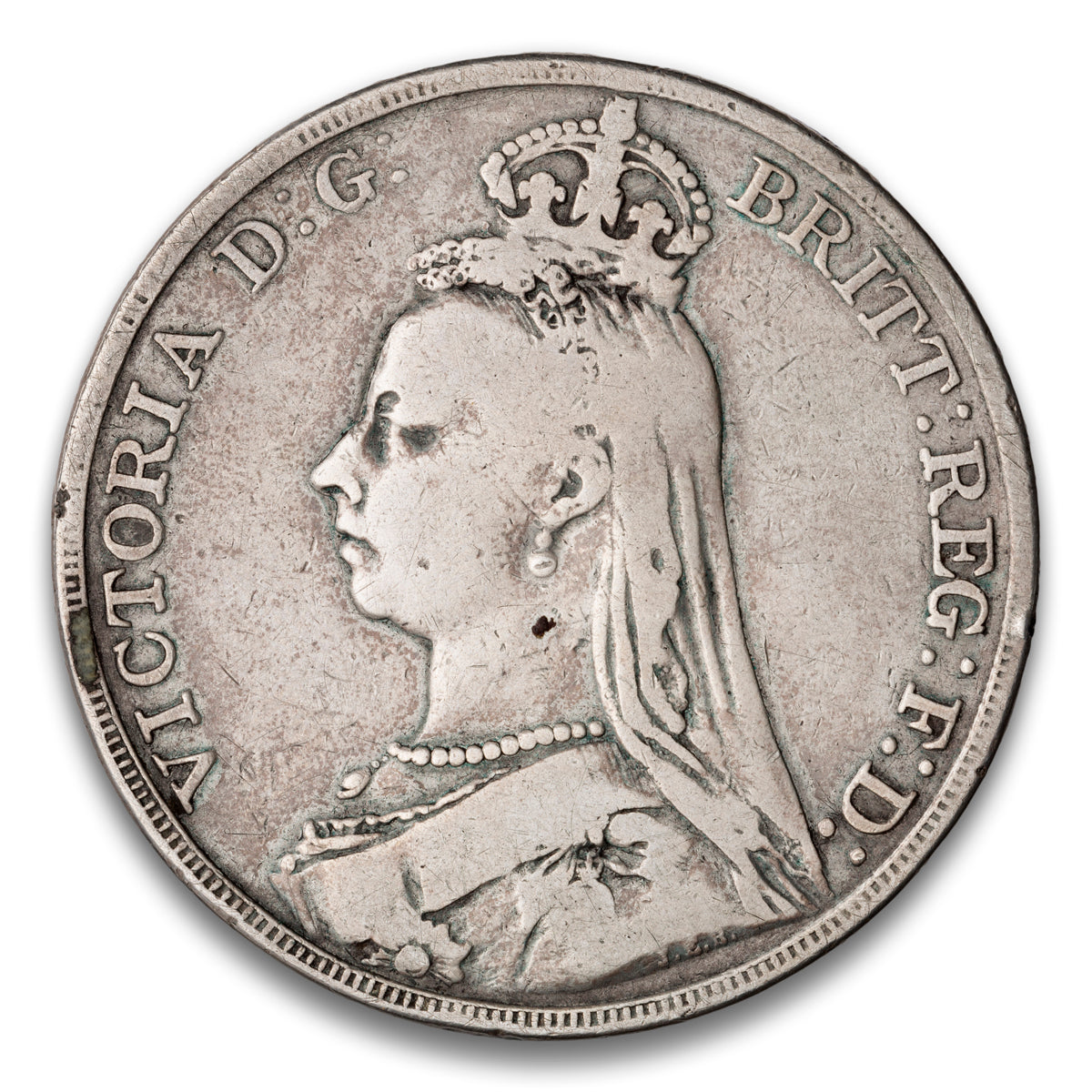 Great Britain Silver 1 Crown 1889