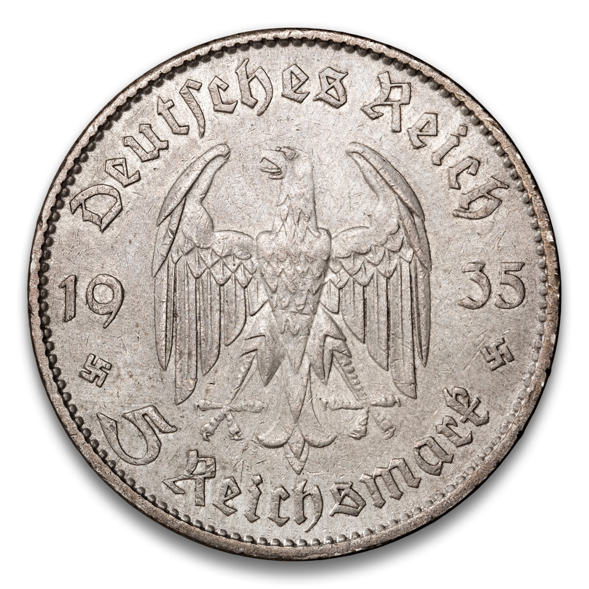 Germany Silver 5 Reichsmark 1935 A