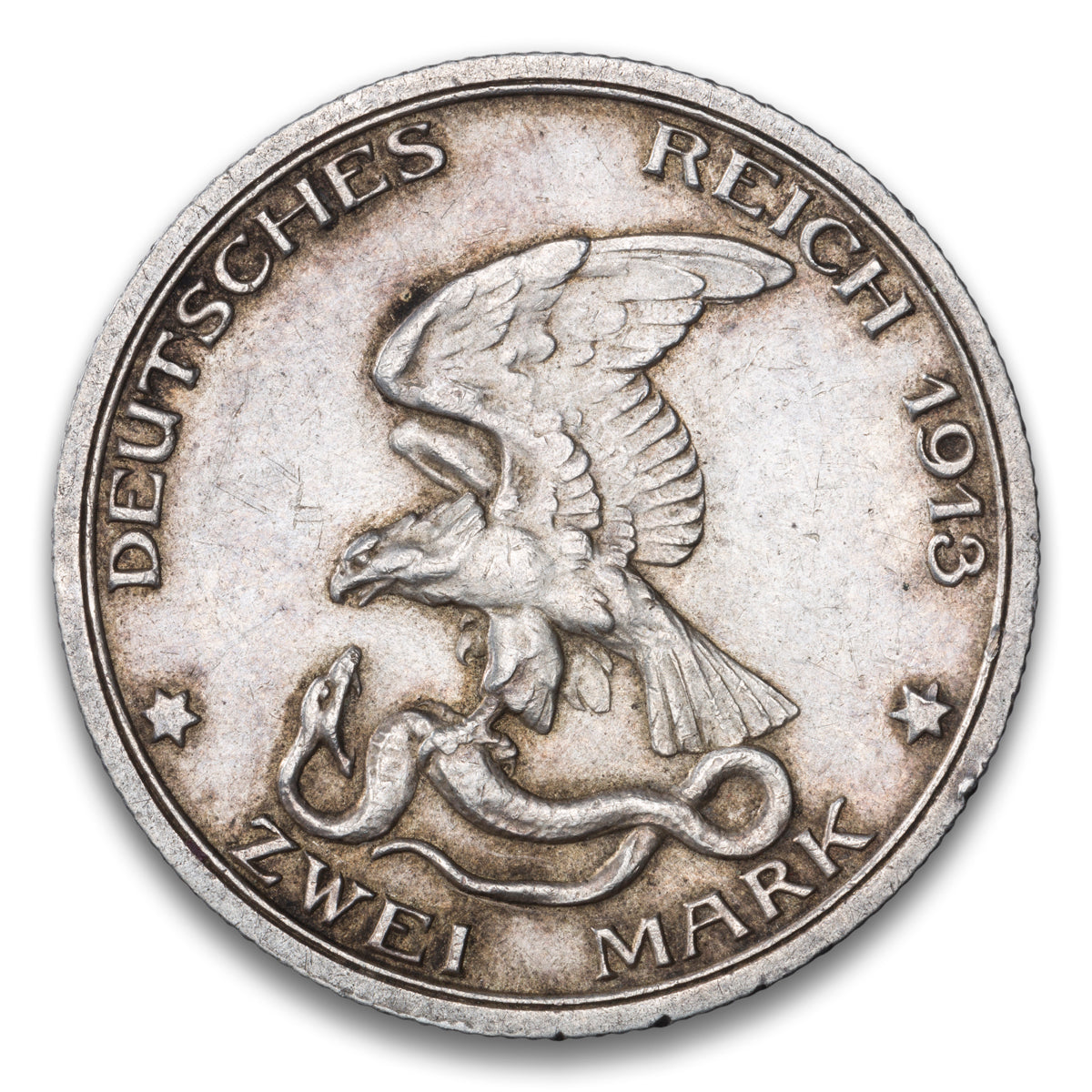 Prussia - German State Silver 2 Mark 1913 A