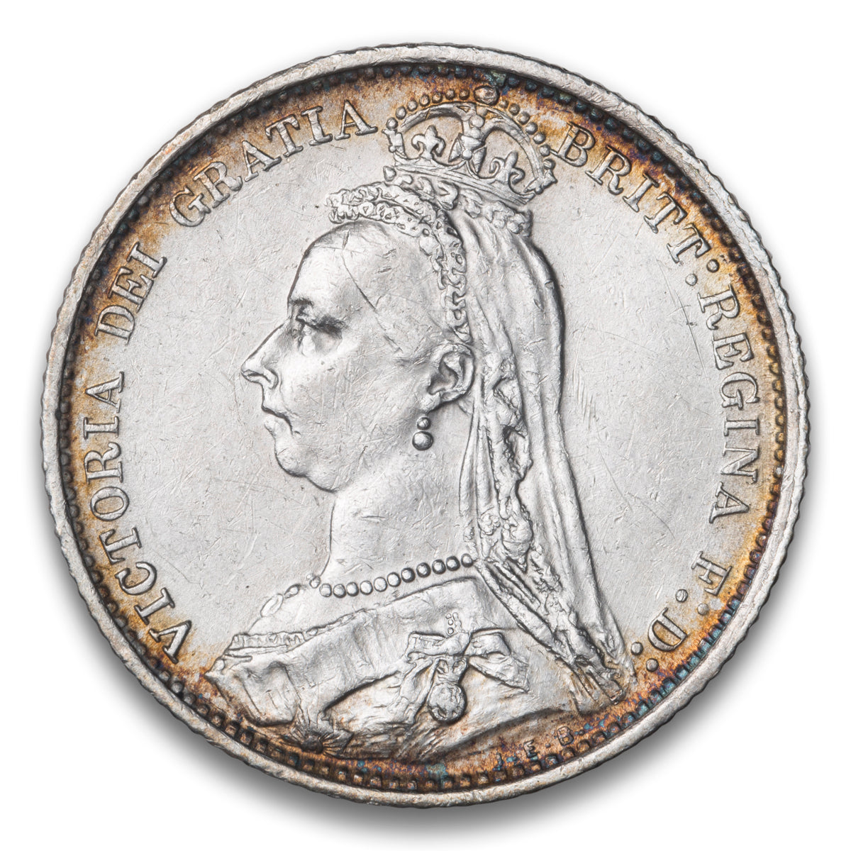 Great Britain Silver 6 Pence 1887