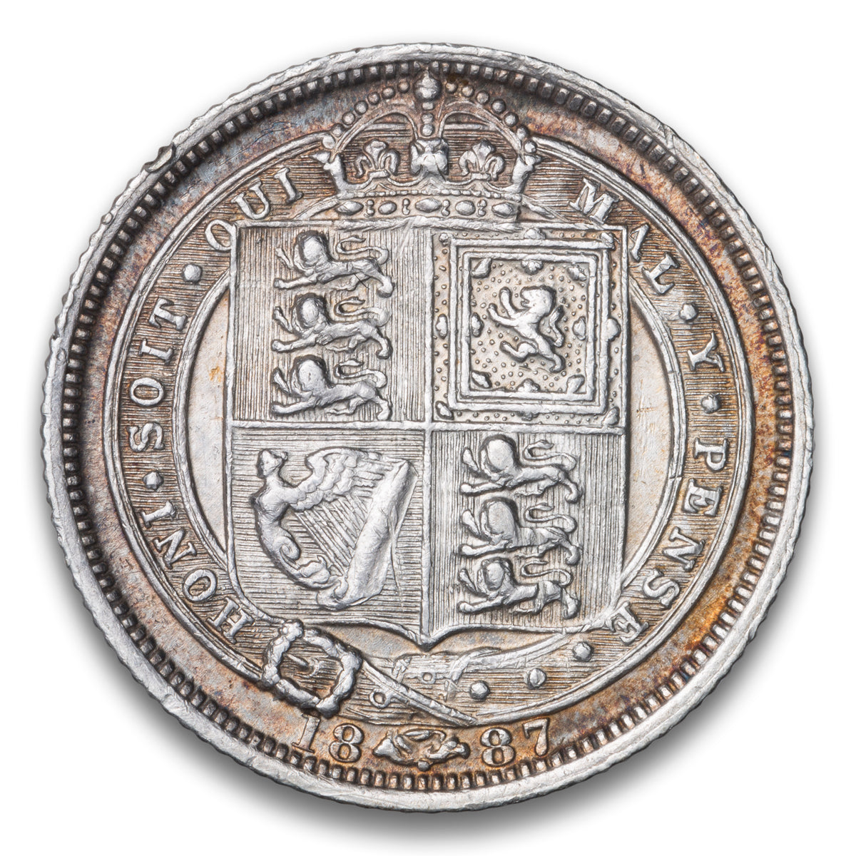Great Britain Silver 6 Pence 1887