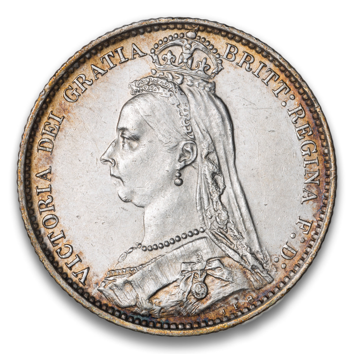 Great Britain Silver 6 Pence 1887