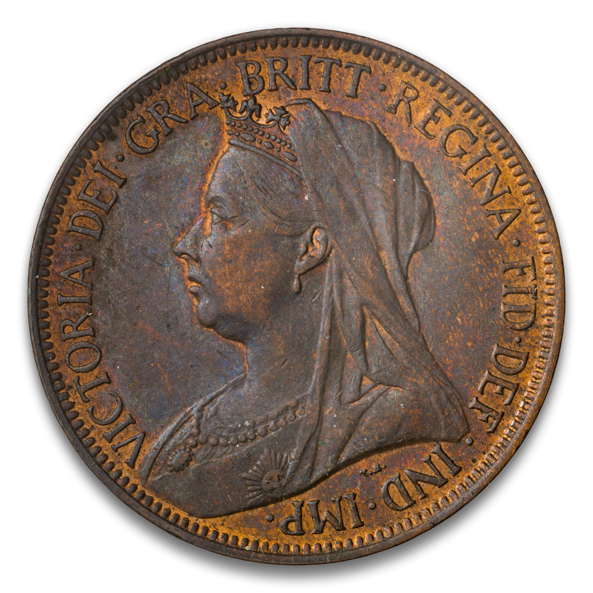 Great Britain Base 1/2 Penny 1900