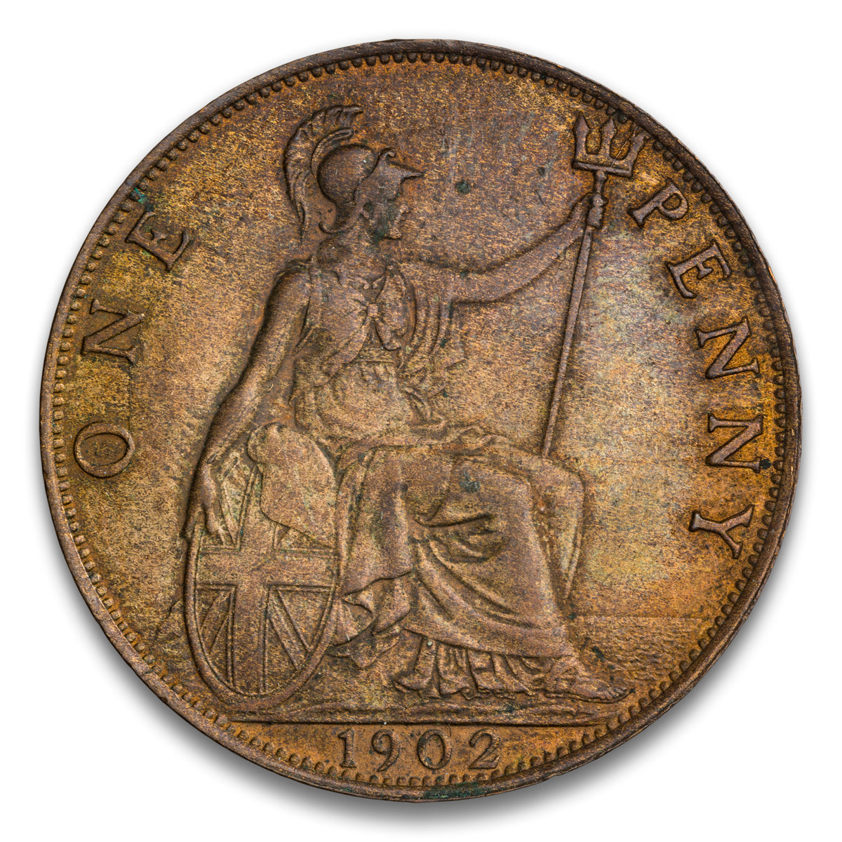 Great Britain Base 1 Penny 1902