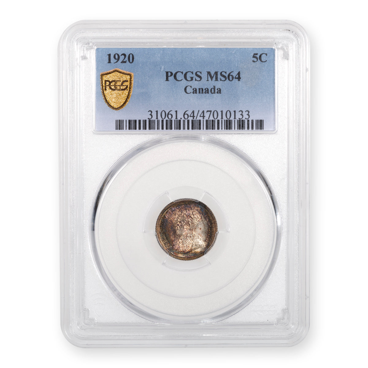 5 Cent 1920 PCGS MS-64