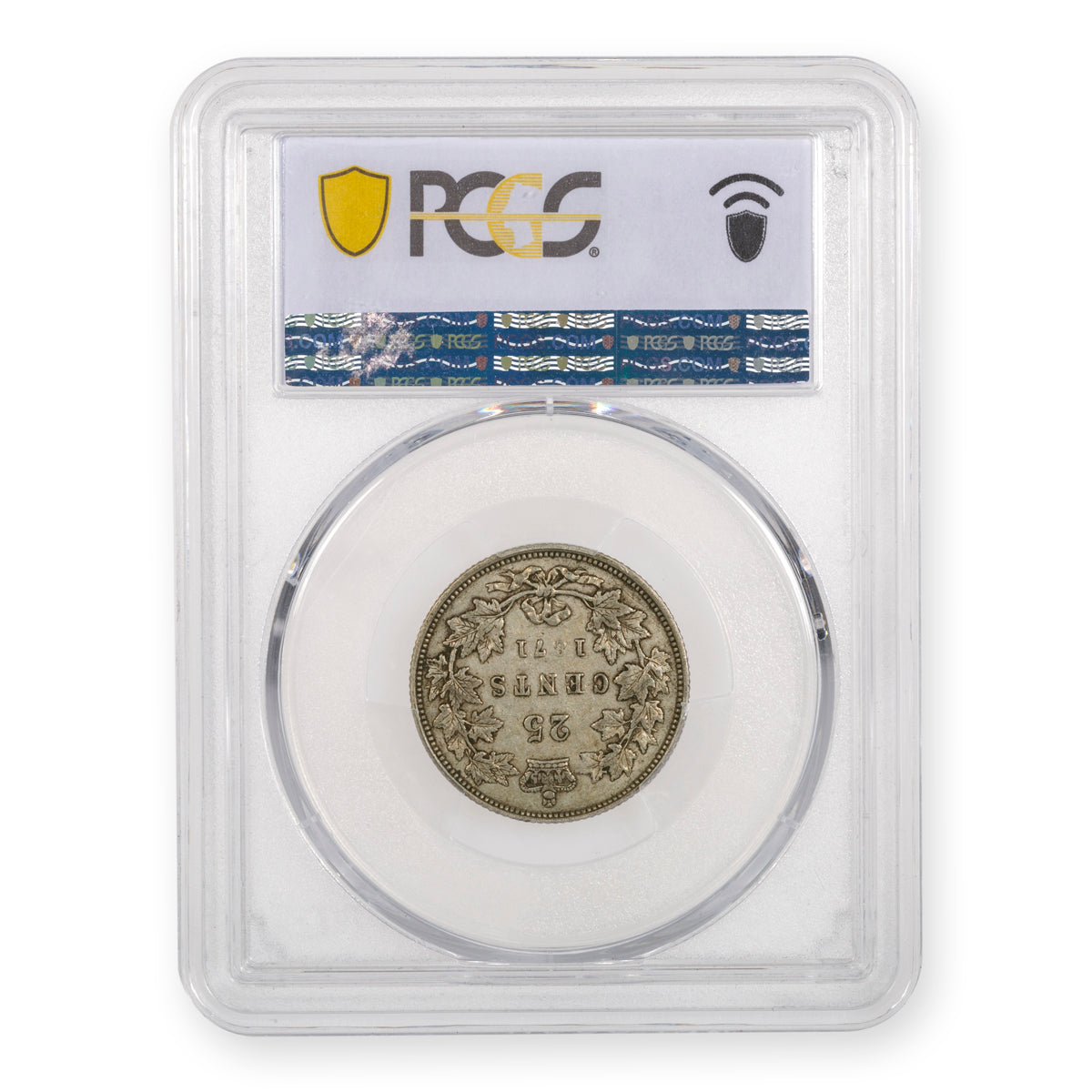 25 Cent 1871 Obverse 2 PCGS EF-40