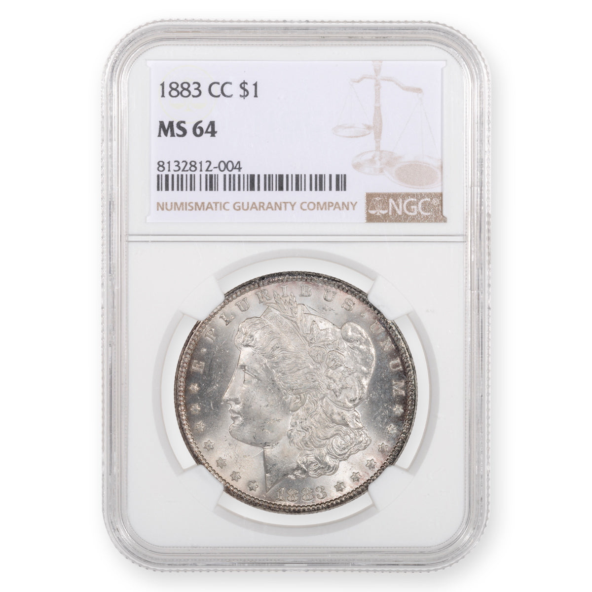US $1 1883CC Morgan Dollar NGC MS-64
