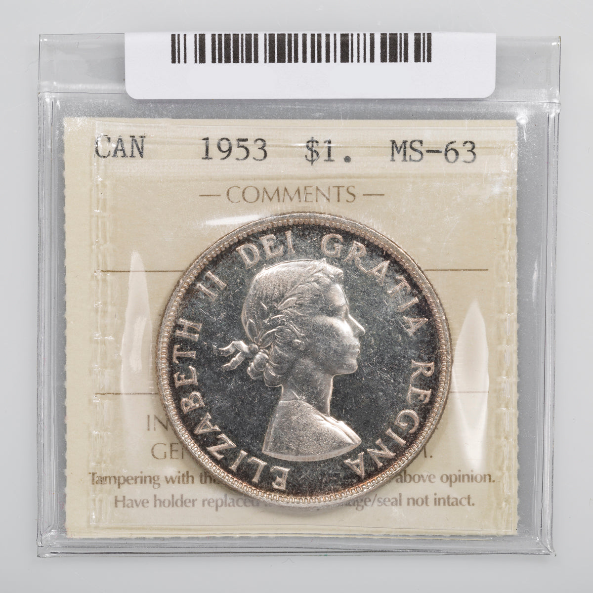 $1 1953 NSF ICCS MS-63