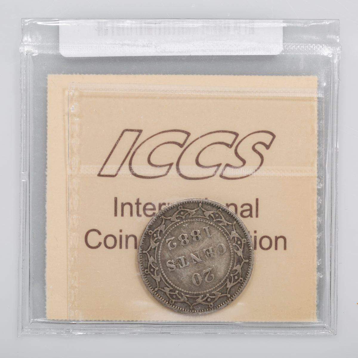 NFLD 20 Cent 1882H ICCS VF-30