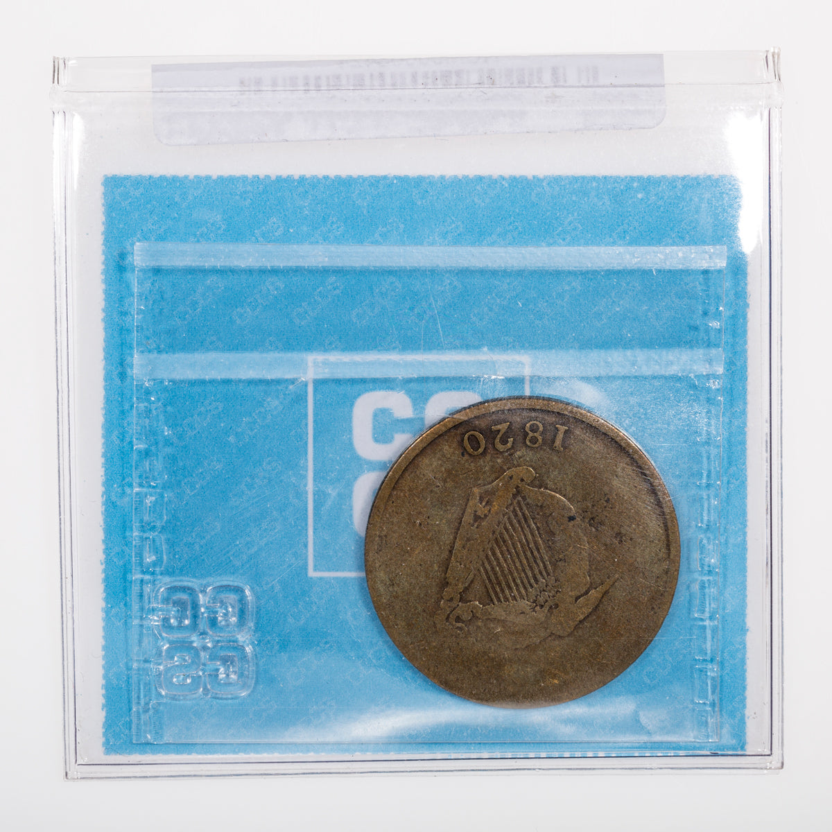 Lower Canada Bust and Harp token Half Penny 1820 F-12