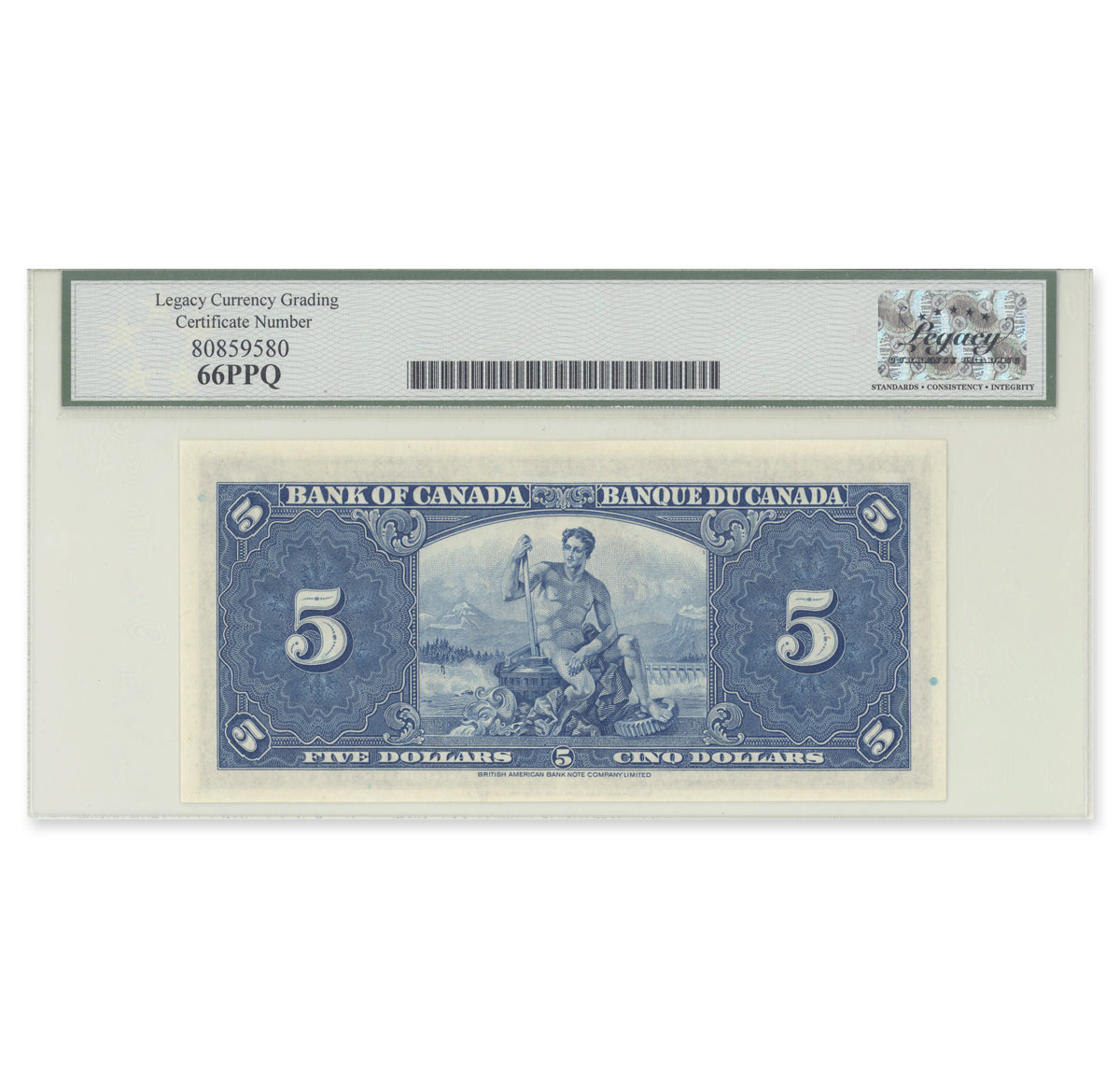 $5 1937 BC-23a Osborne-Towers Prefix A/C Legacy GUNC-66 PPQ