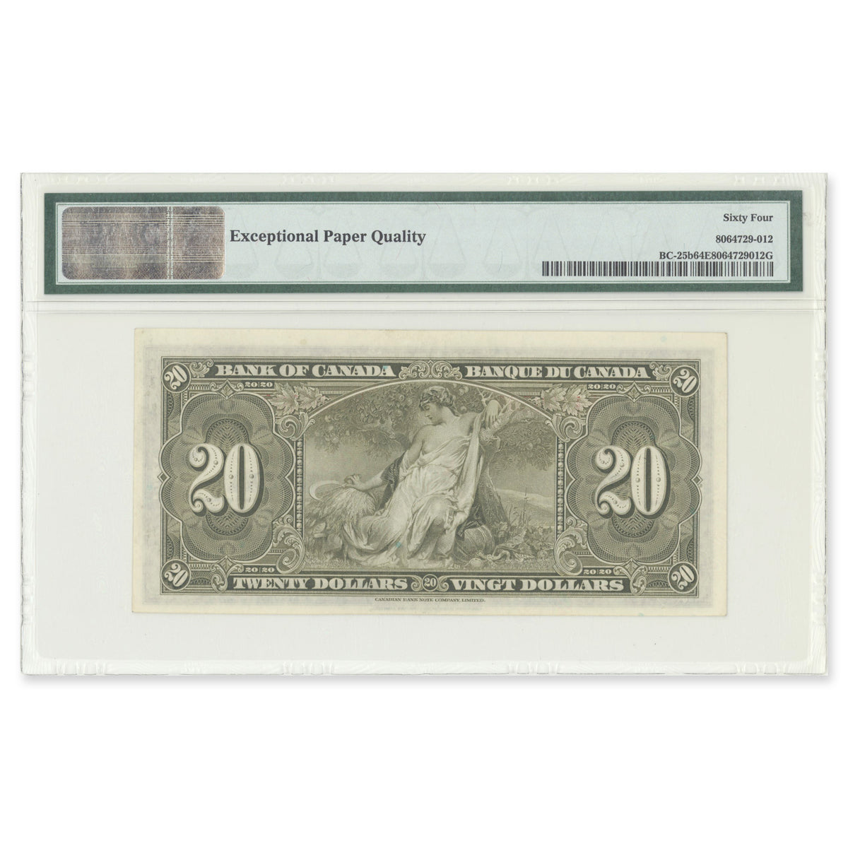 $20 1937 BC-25b Gordon-Towers Prefix B/E PMG CUNC-64 EPQ