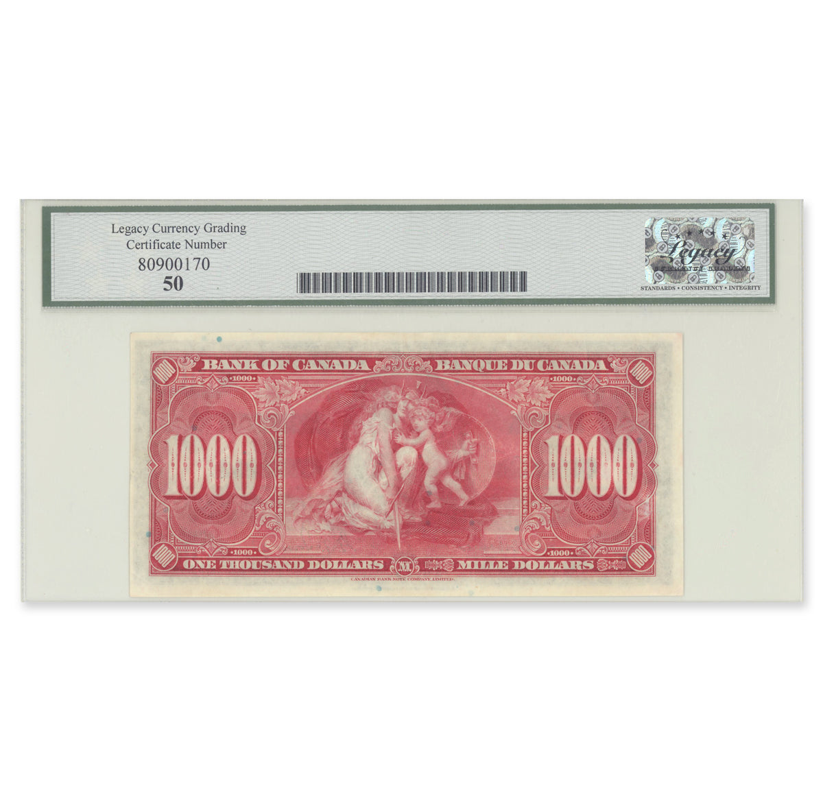 $1000 1937 BC-28 Osborne-Towers Prefix A/K Legacy AU-50