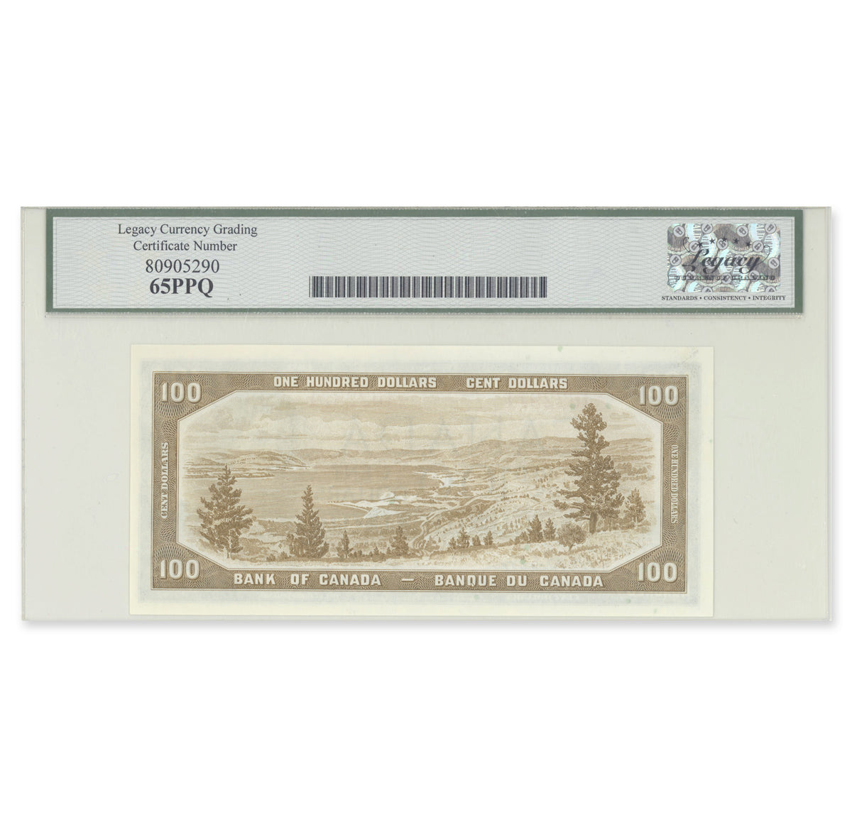 $100 1954 Modified Series BC-43a Beattie-Coyne Prefix A/J Legacy GUNC-65 PPQ