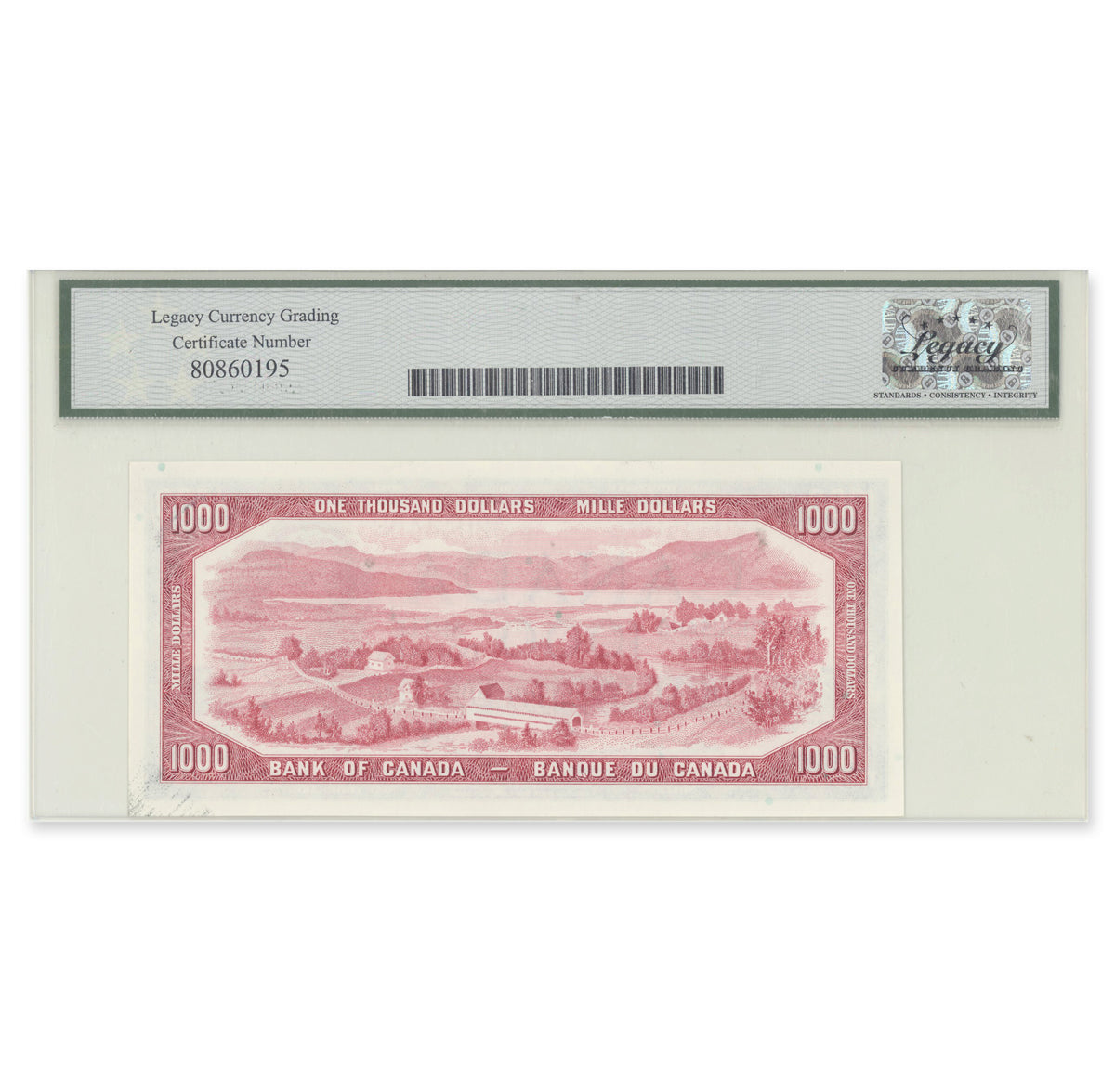 $1000 1954 Modified Series BC-442 Thiessen-Crow Prefix A/K Legacy GUNC-66 PPQ