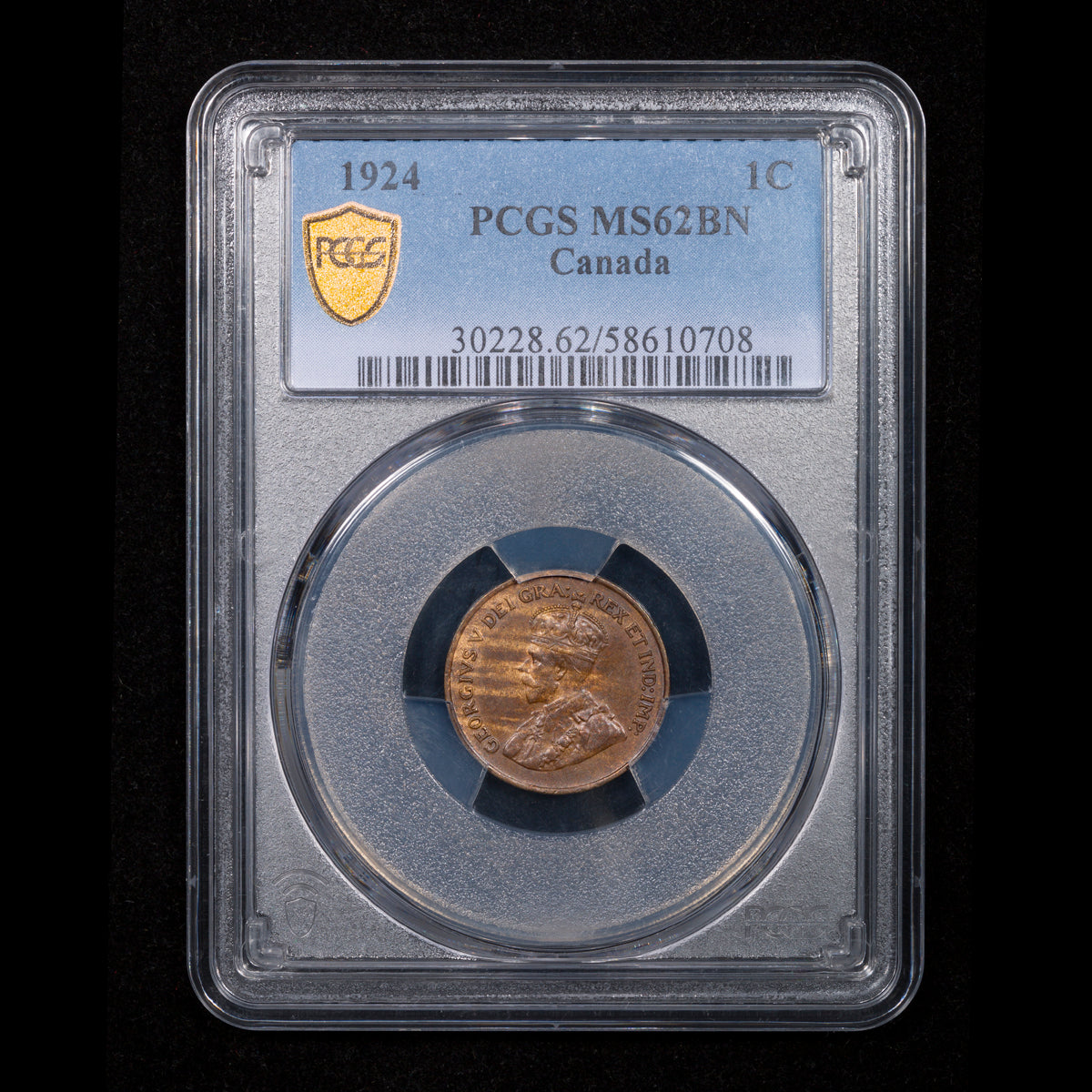 1 Cent 1924 PCGS MS-62 BN